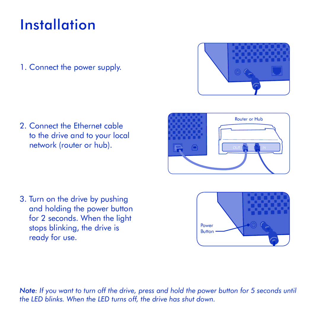 LaCie network space MAX manual Installation 