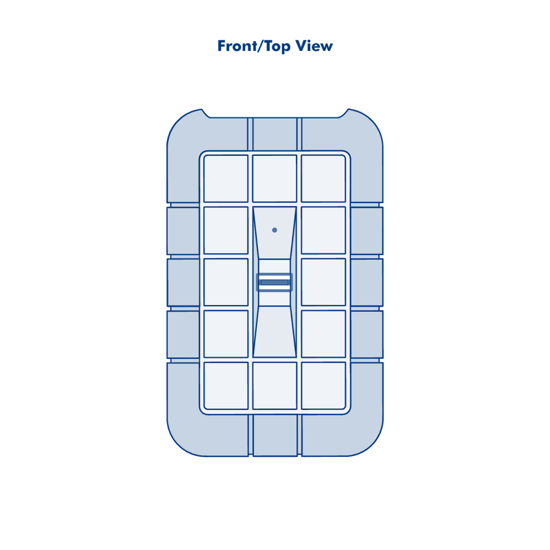 LaCie Rugged Safe manual Front/Top View 