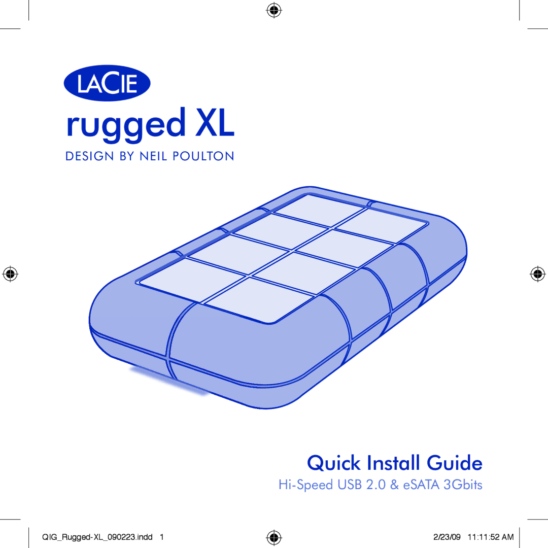 LaCie rugged XL manual Rugged XL 