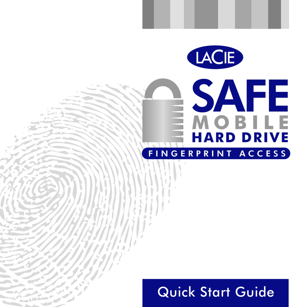 LaCie SAFE Mobile quick start Quick Start Guide 