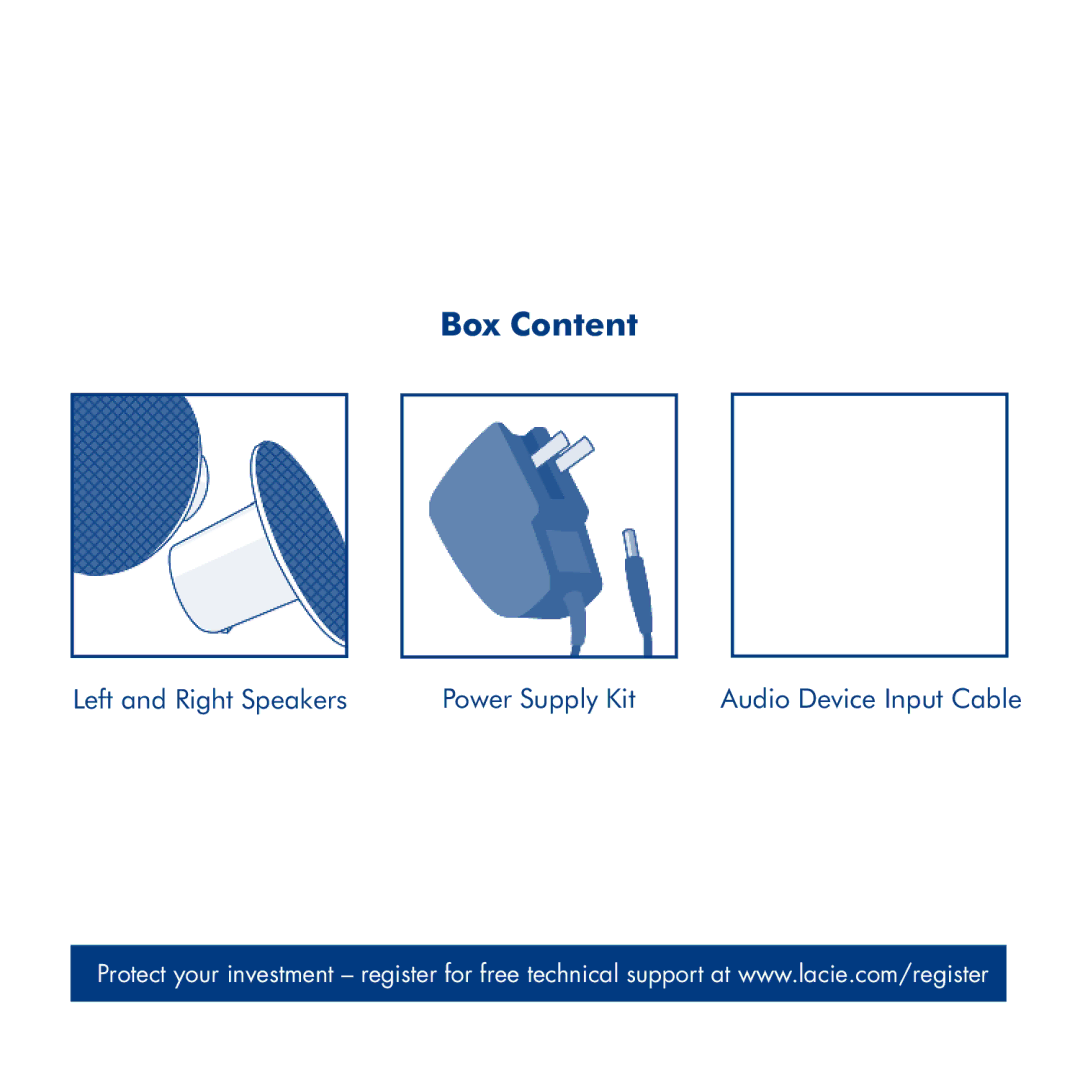 LaCie Sound 2 manual Box Content 