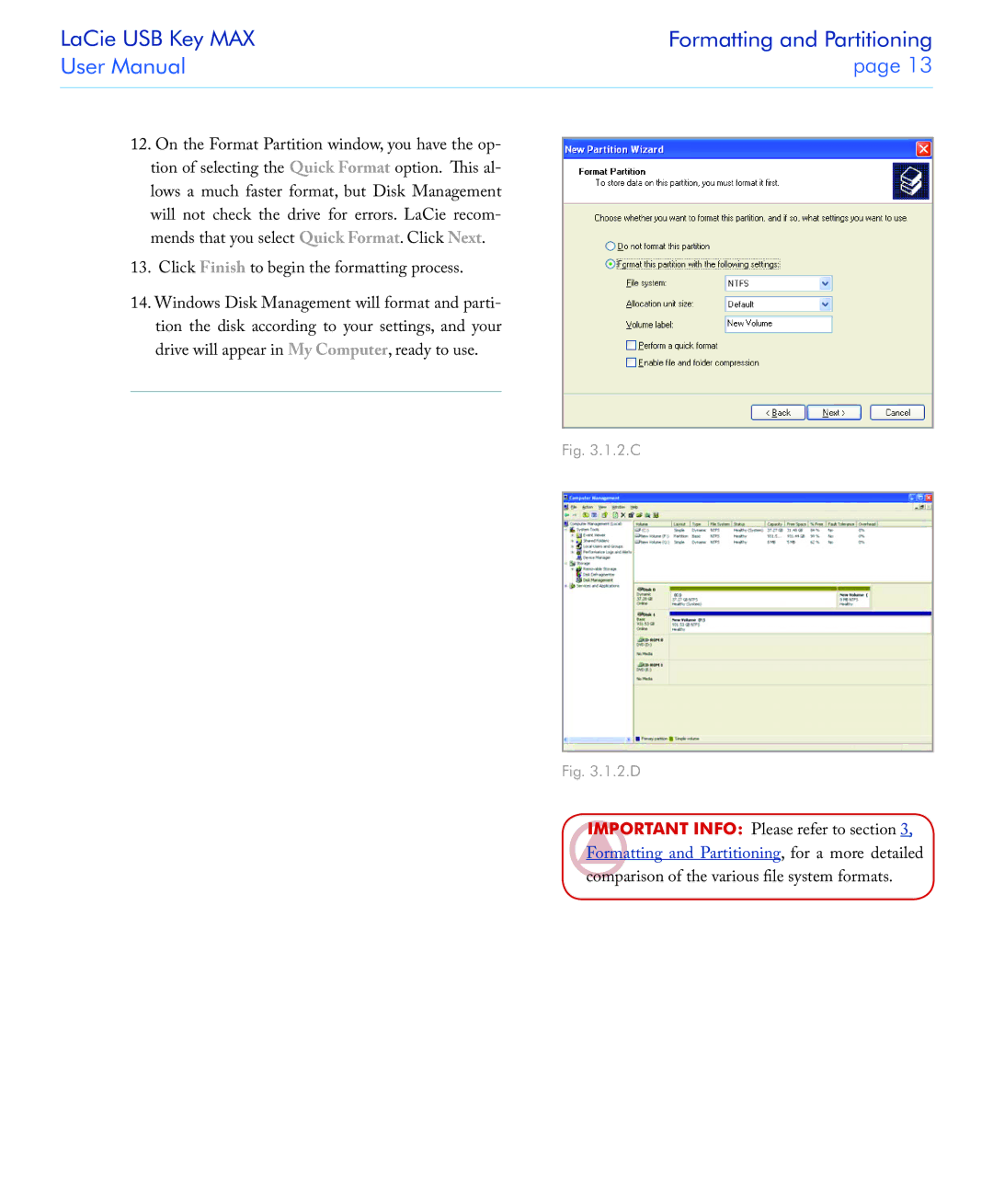 LaCie USB Key MAX user manual 2.C 