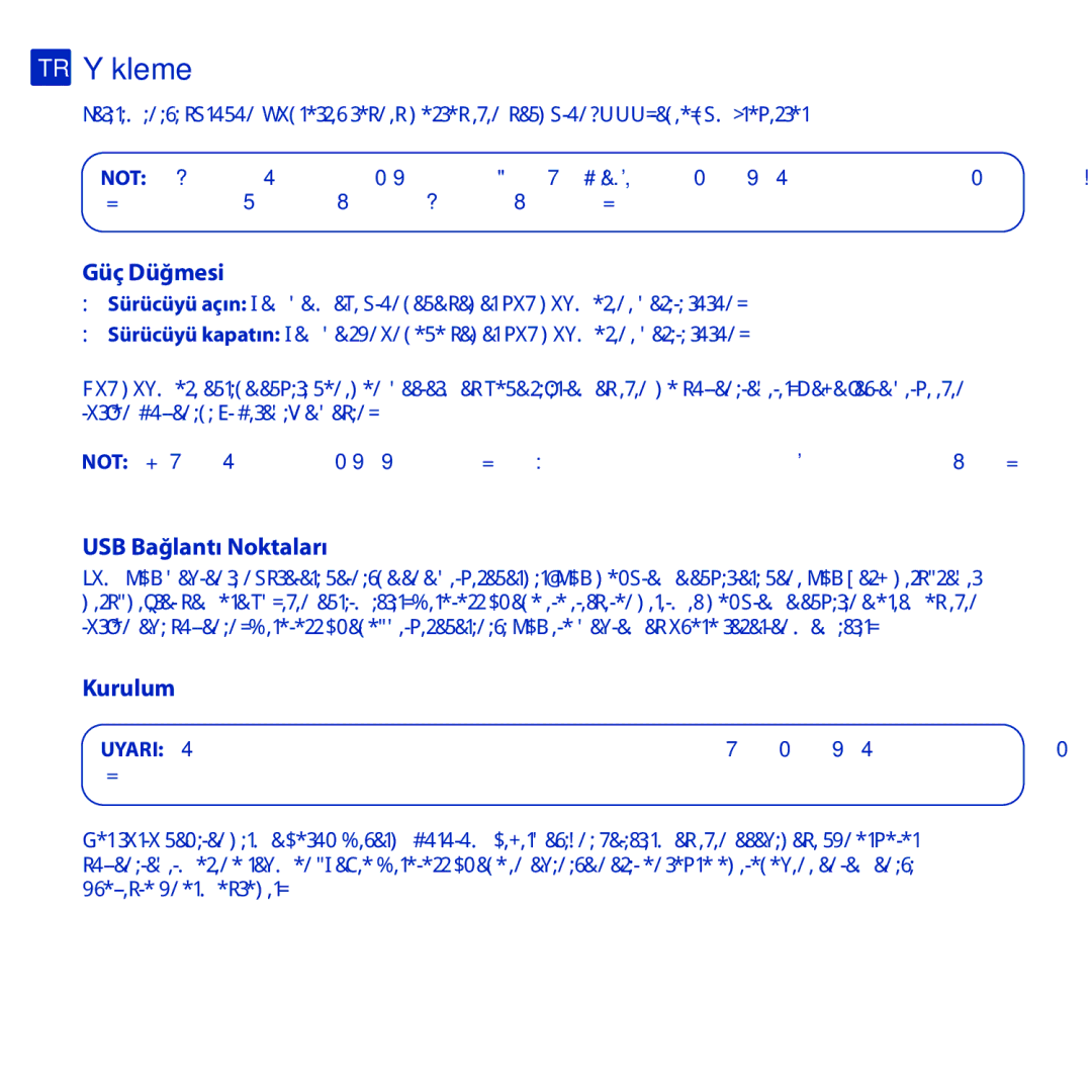 LaCie Wireless Space manual TR Yükleme, Güç Düğmesi, USB Bağlantı Noktaları, Kurulum 