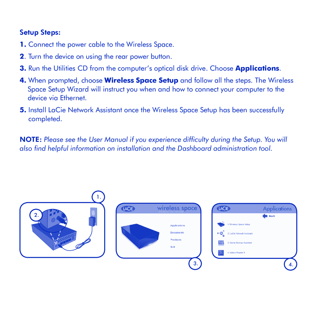 LaCie Wireless Space manual 