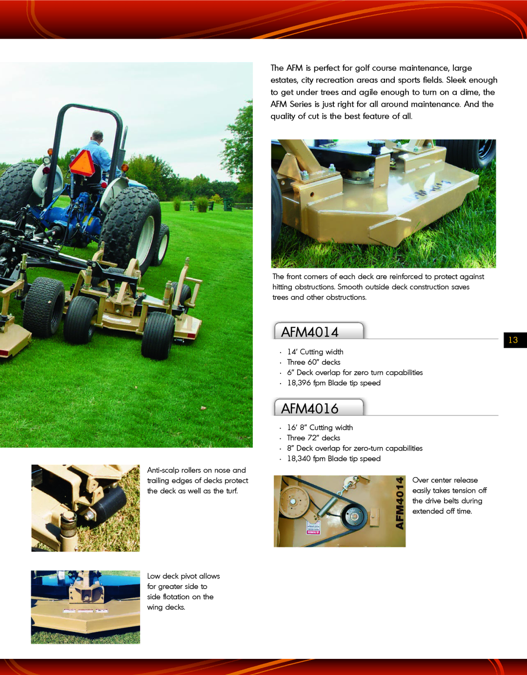 Land Pride warranty AFM4014, AFM4016 