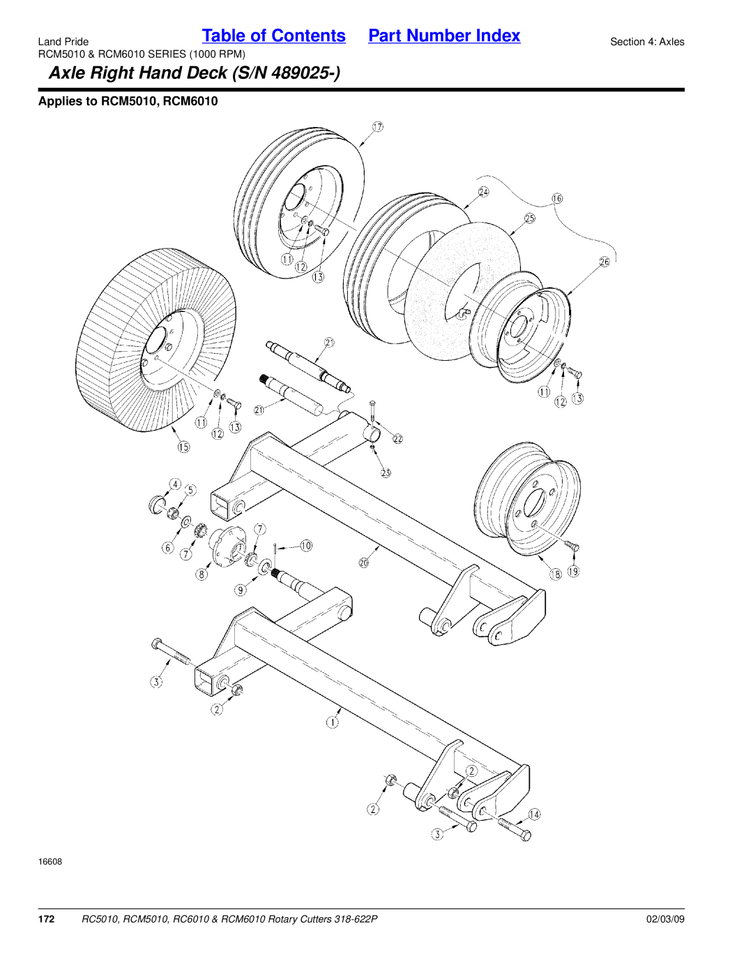 Land Pride RCM6010, RC5010, RCM5010, RC6010 manual 172 