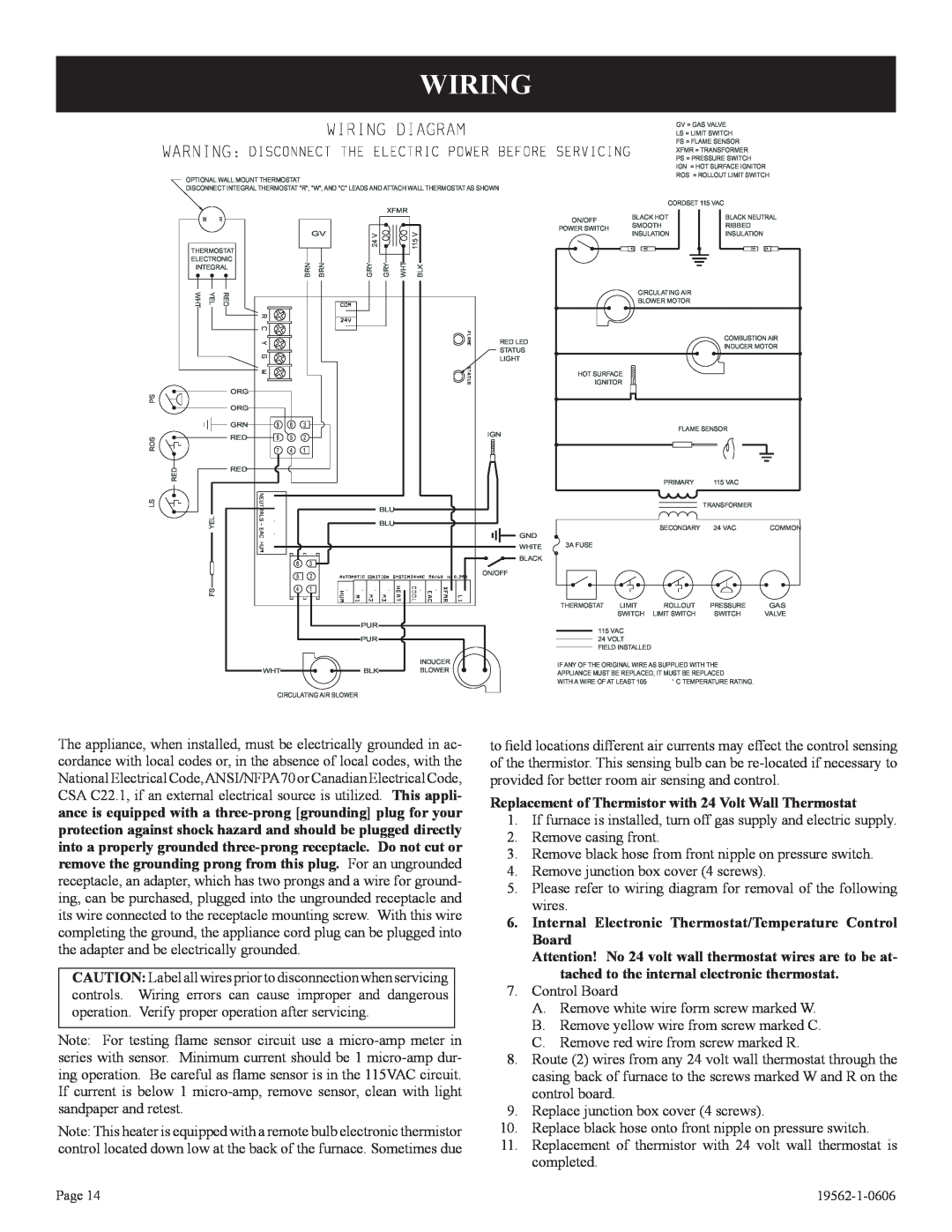 Langley/Empire DV-20E-5, DV-40E-5 installation instructions Wiring 