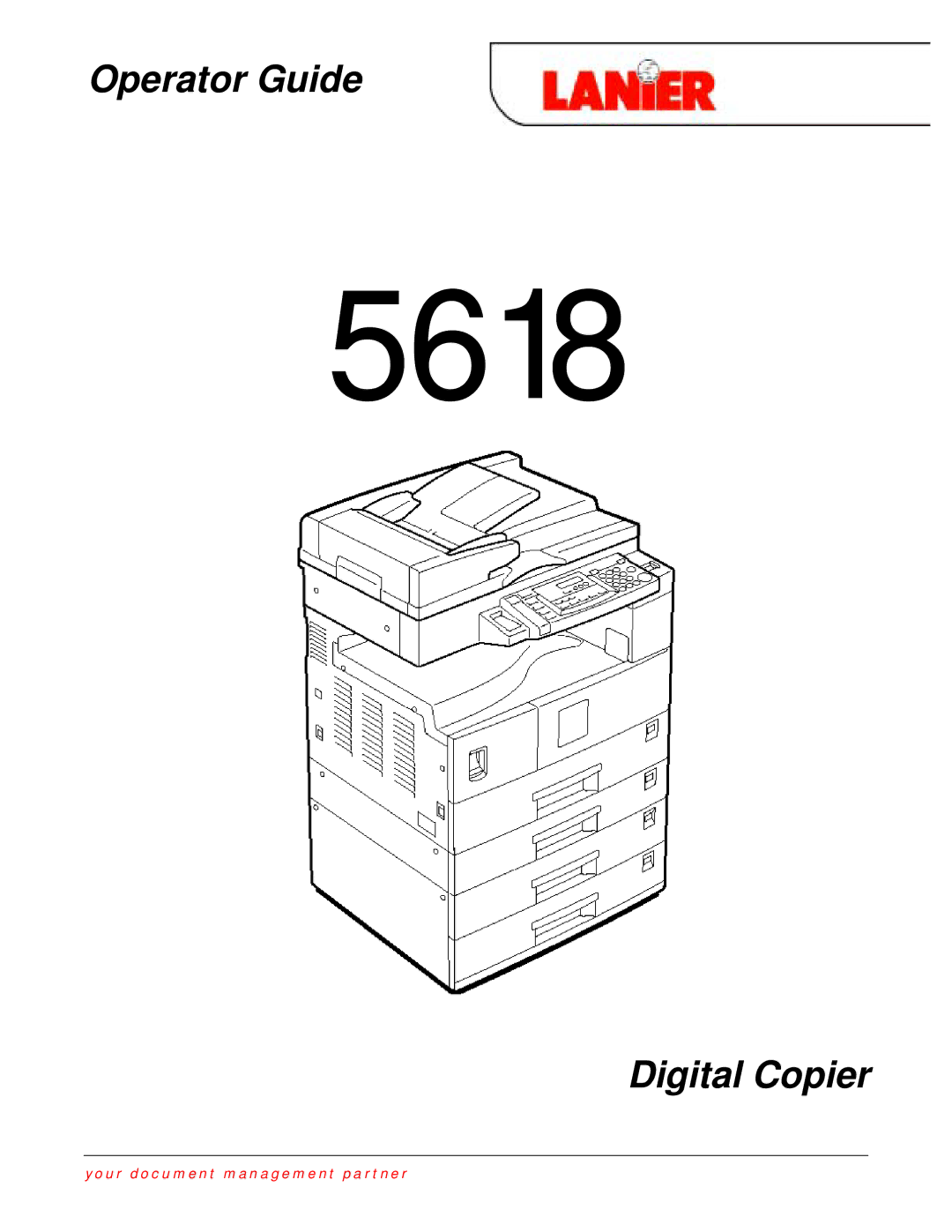 Lanier 5618 manual 