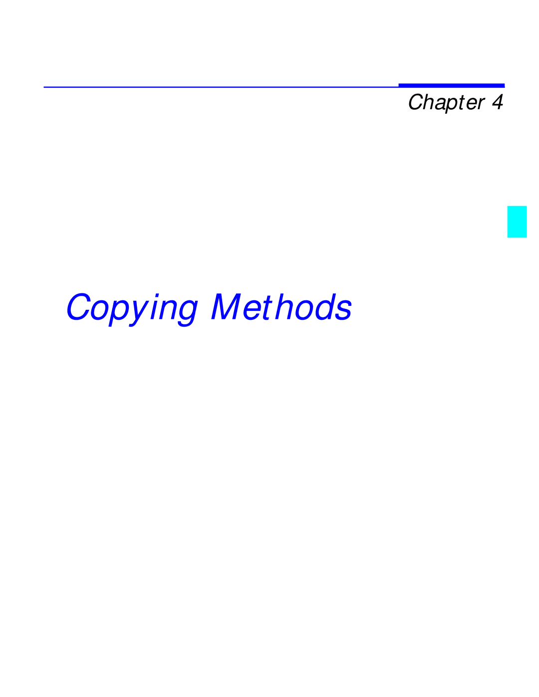 Lanier 5618 manual Copying Methods 