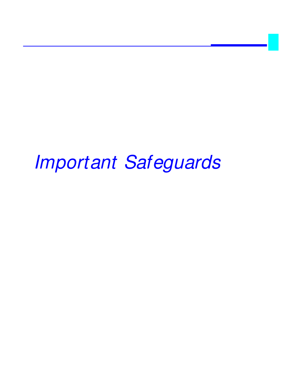 Lanier 5618 manual Important Safeguards 