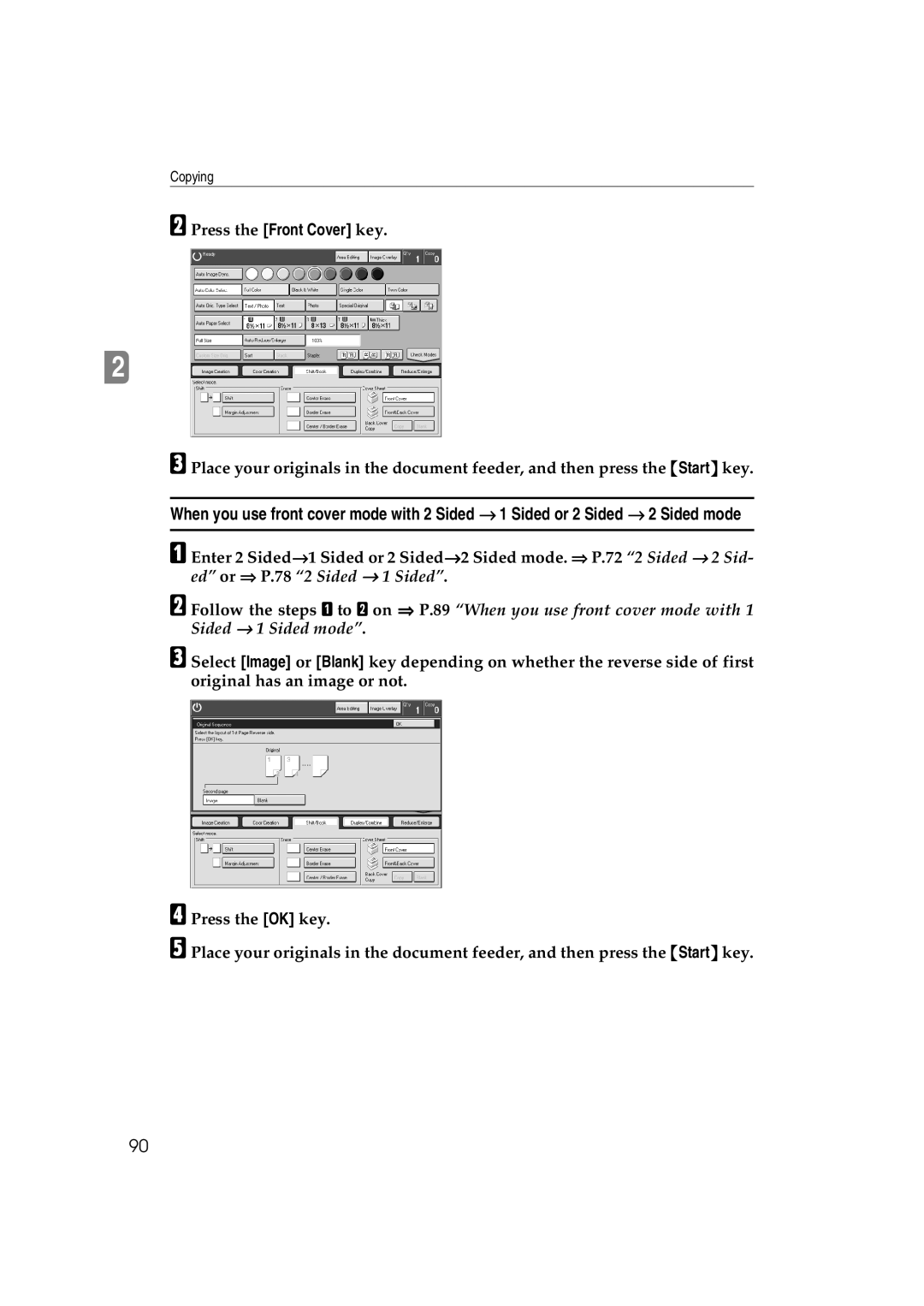 Lanier 5813 manual Copying 