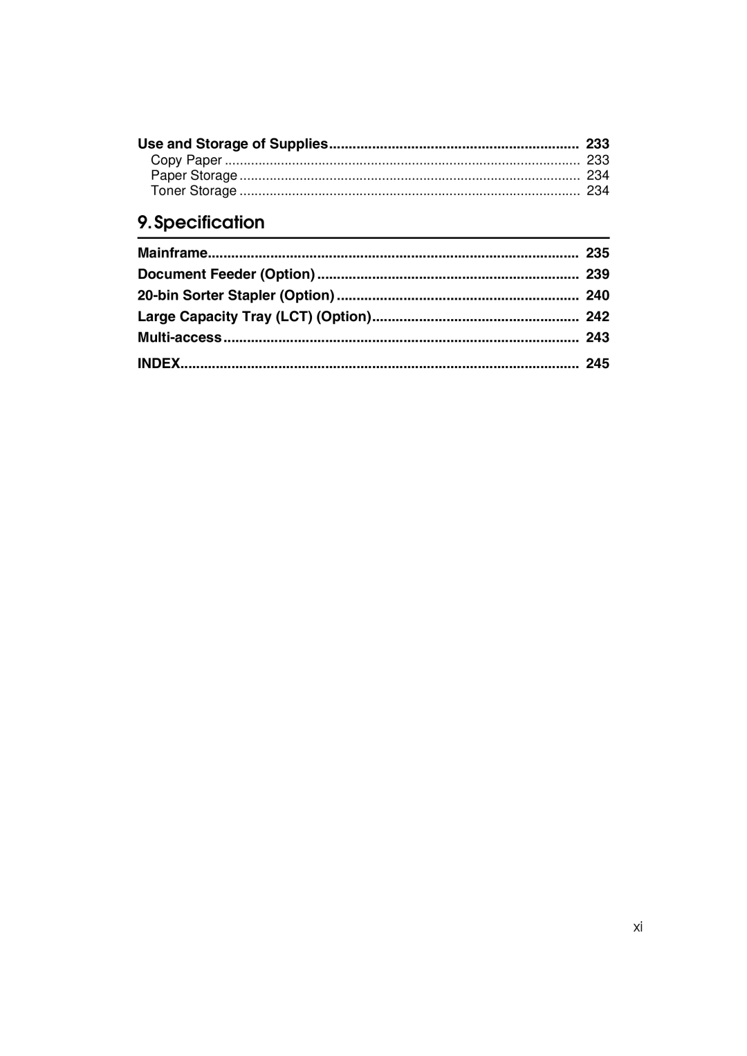 Lanier 5813 manual 233, 235, 239, 240, 242, 243, 245 