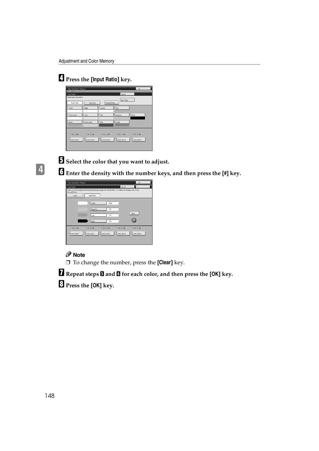 Lanier 5813 manual 148 