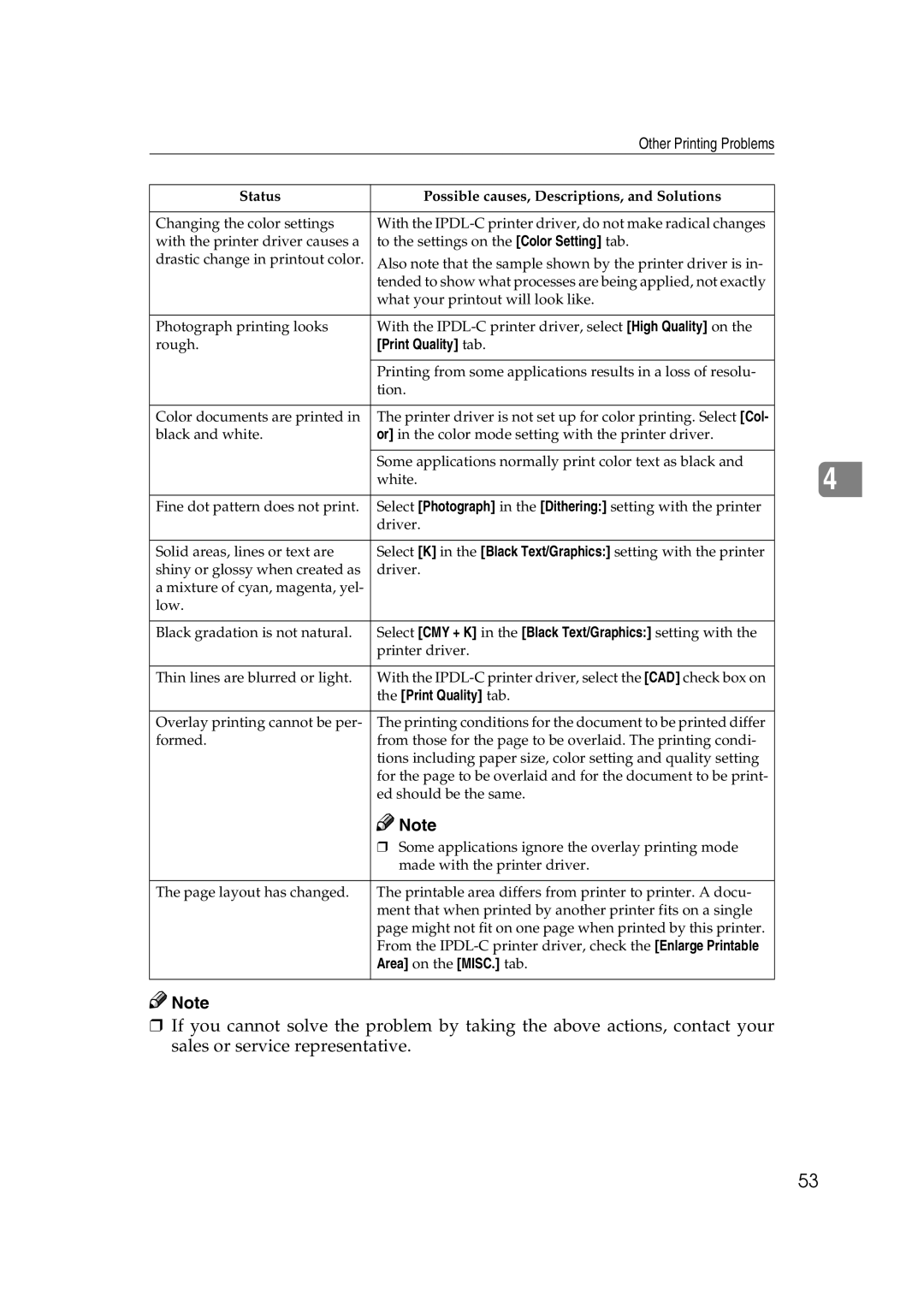 Lanier AP206 manual Area on the MISC. tab 