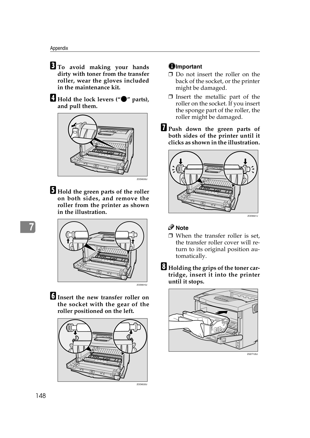 Lanier AP2610 manual 148 