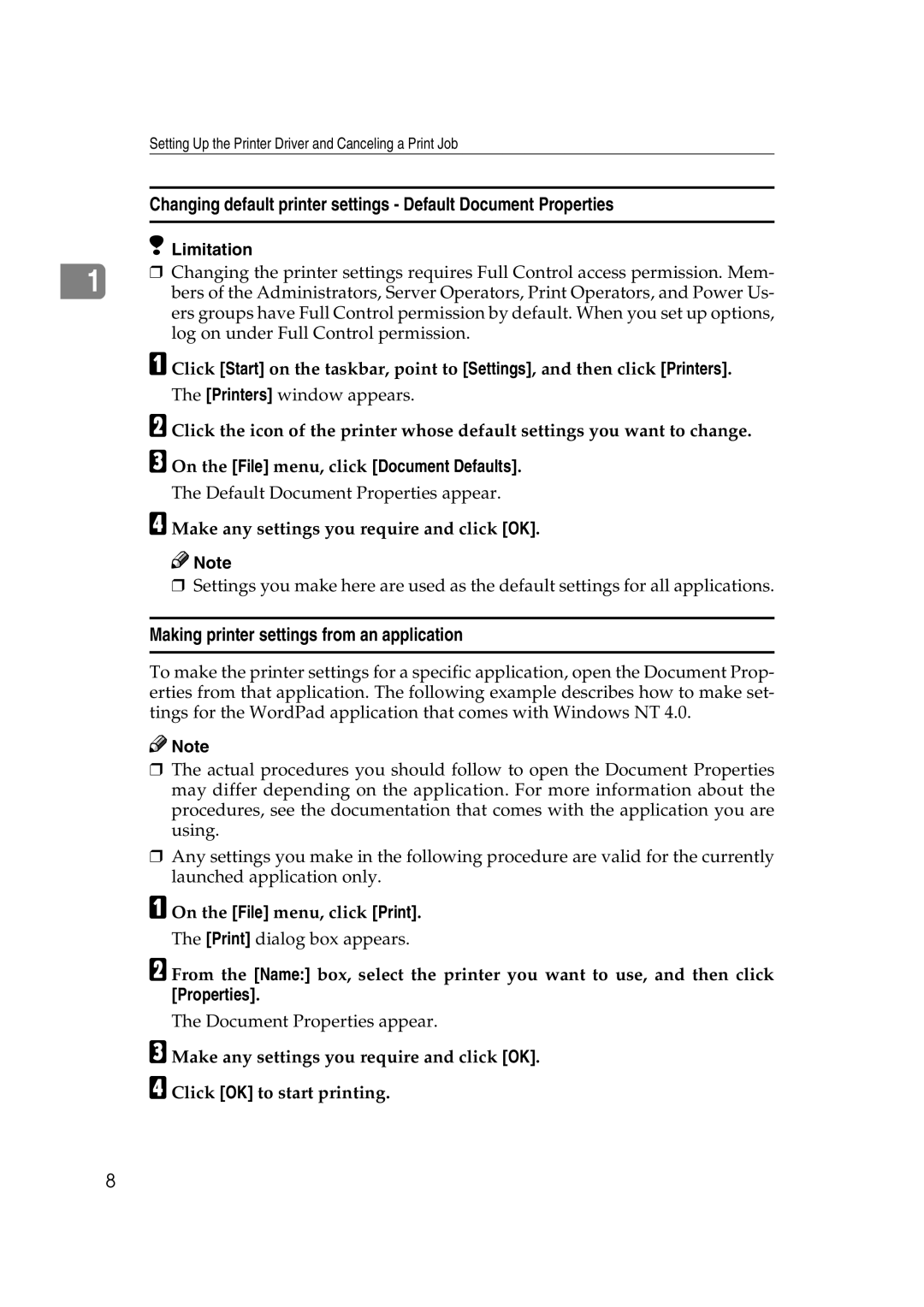 Lanier AP3200 manual Properties 