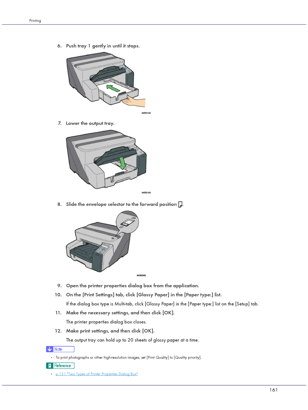 Lanier GX3000 manual 161 