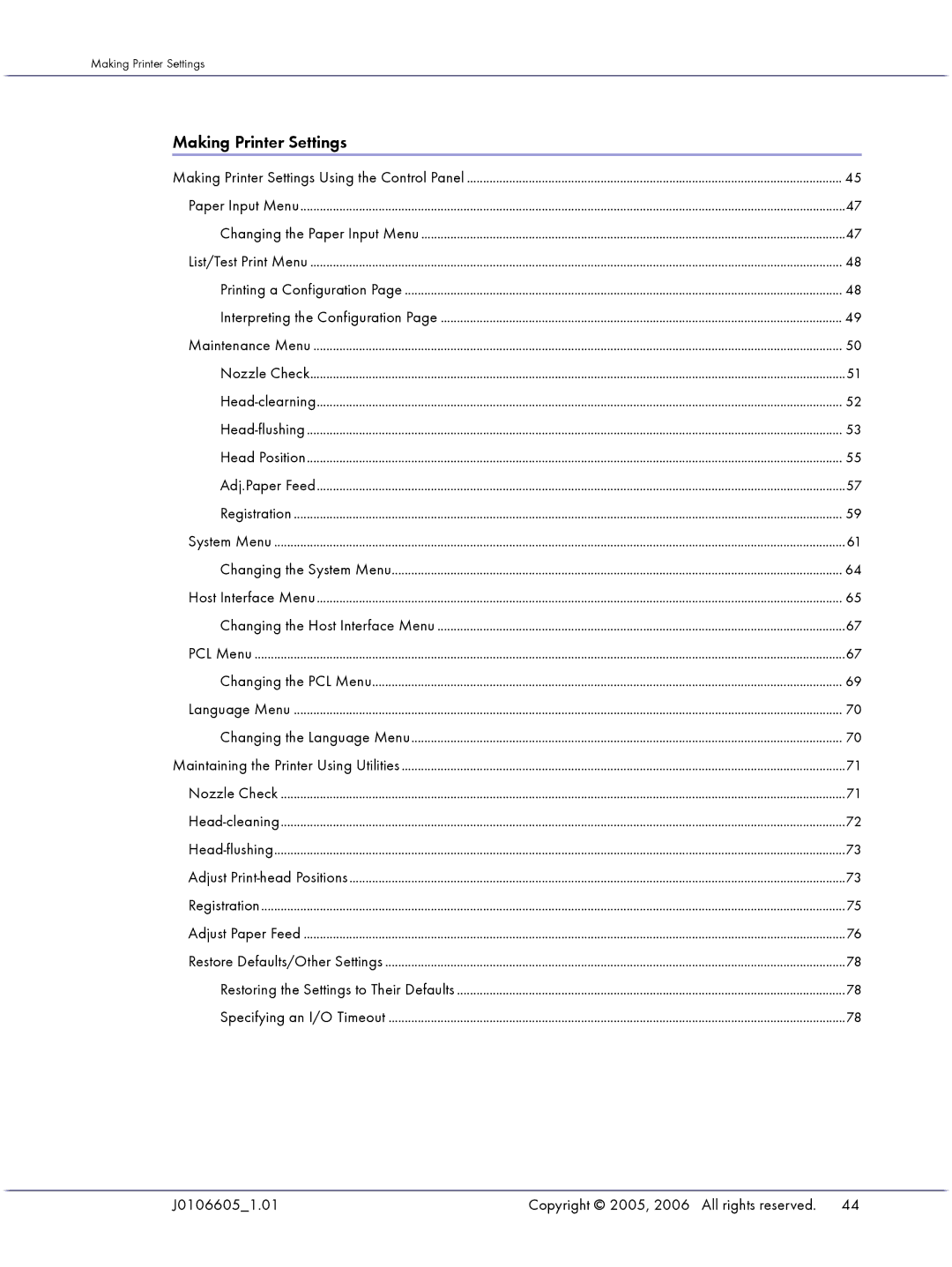 Lanier GX3050 manual Making Printer Settings 