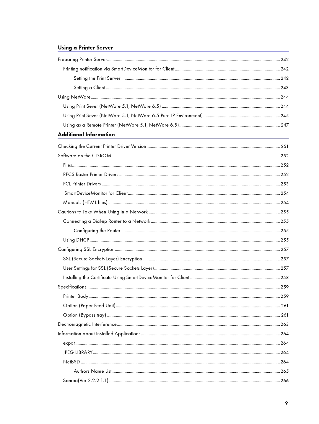 Lanier GX5050 manual Using a Printer Server, Additional Information 