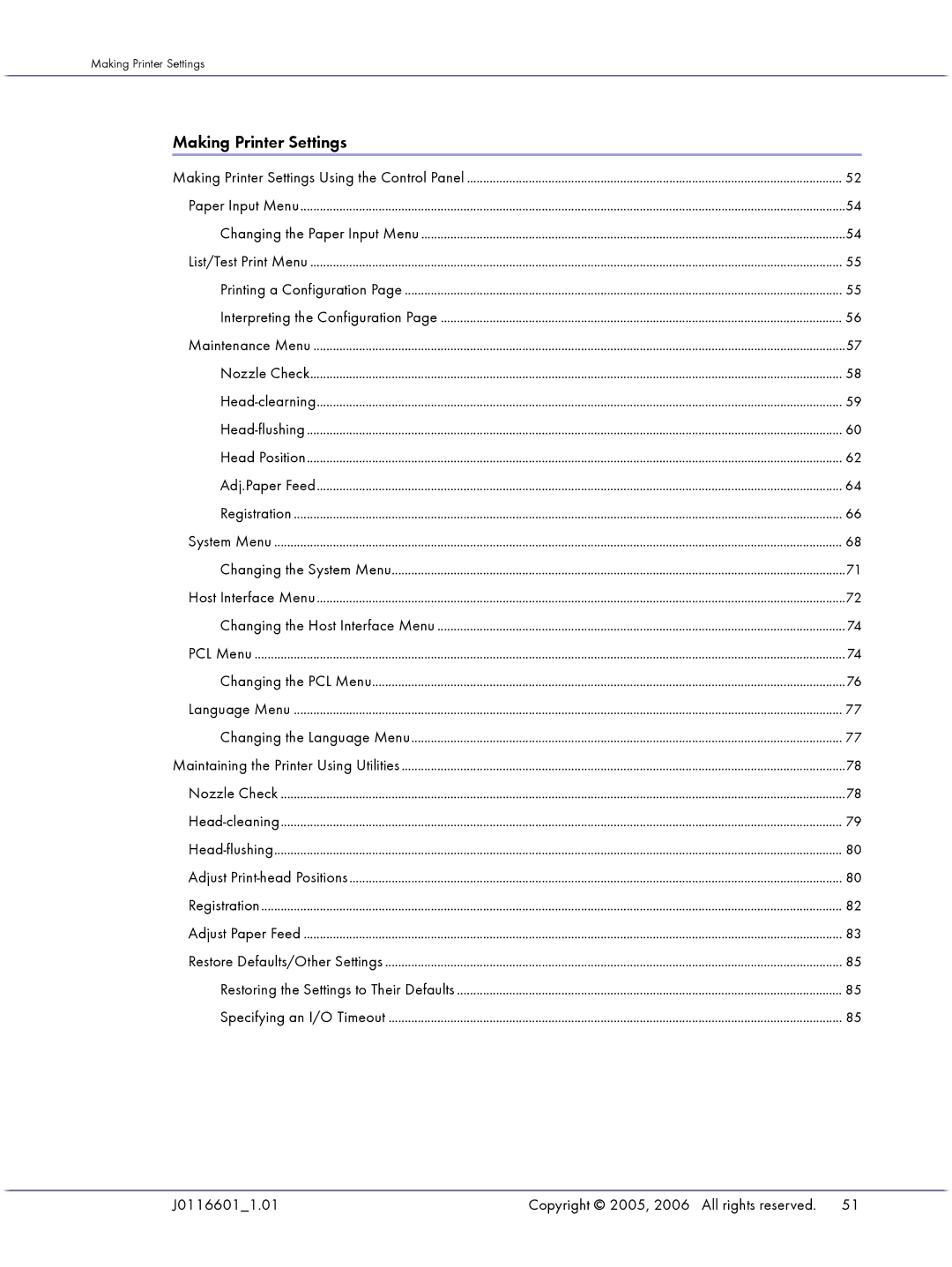 Lanier GX5050 manual Making Printer Settings, Head-clearning 