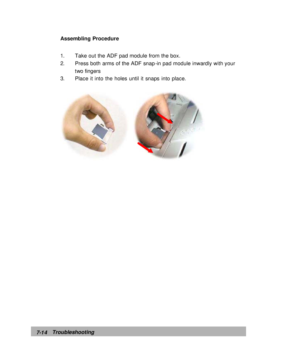 Lanier IS100e manual Assembling Procedure 