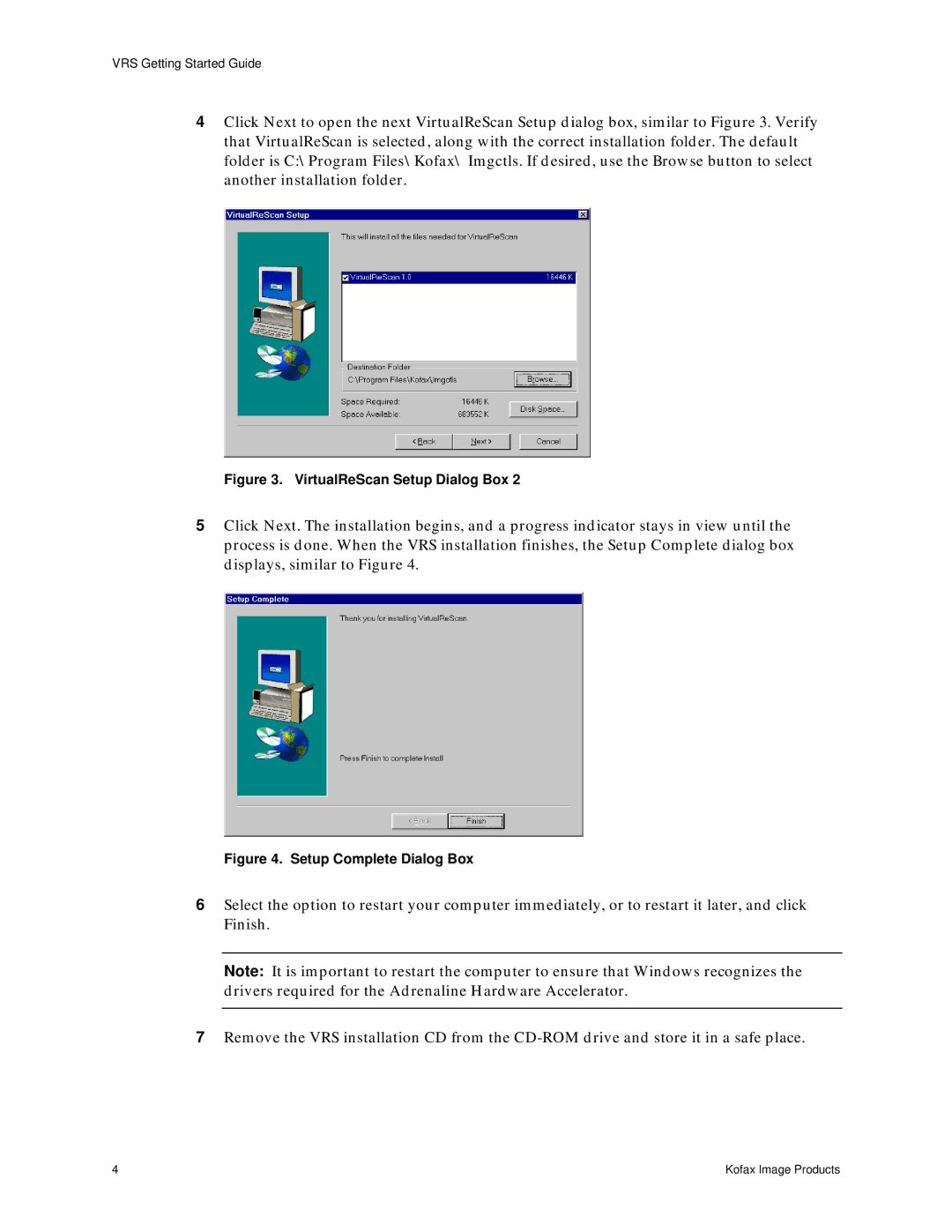 Lanier IS450DE manual Setup Complete Dialog Box 