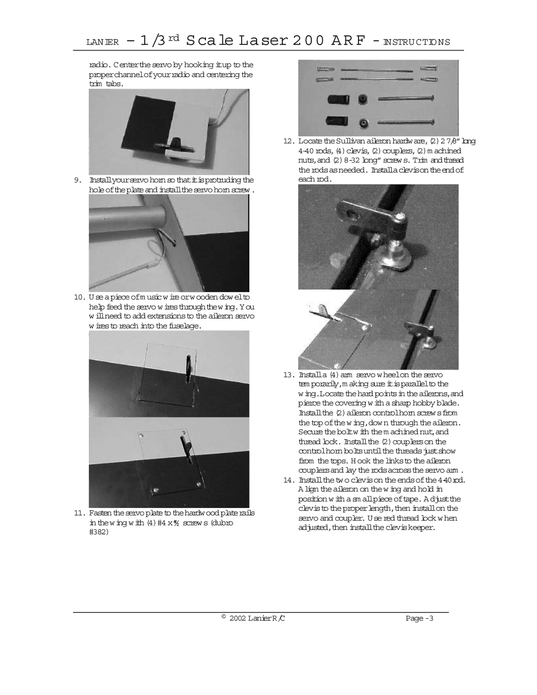 Lanier LASER 200 warranty Page-3 