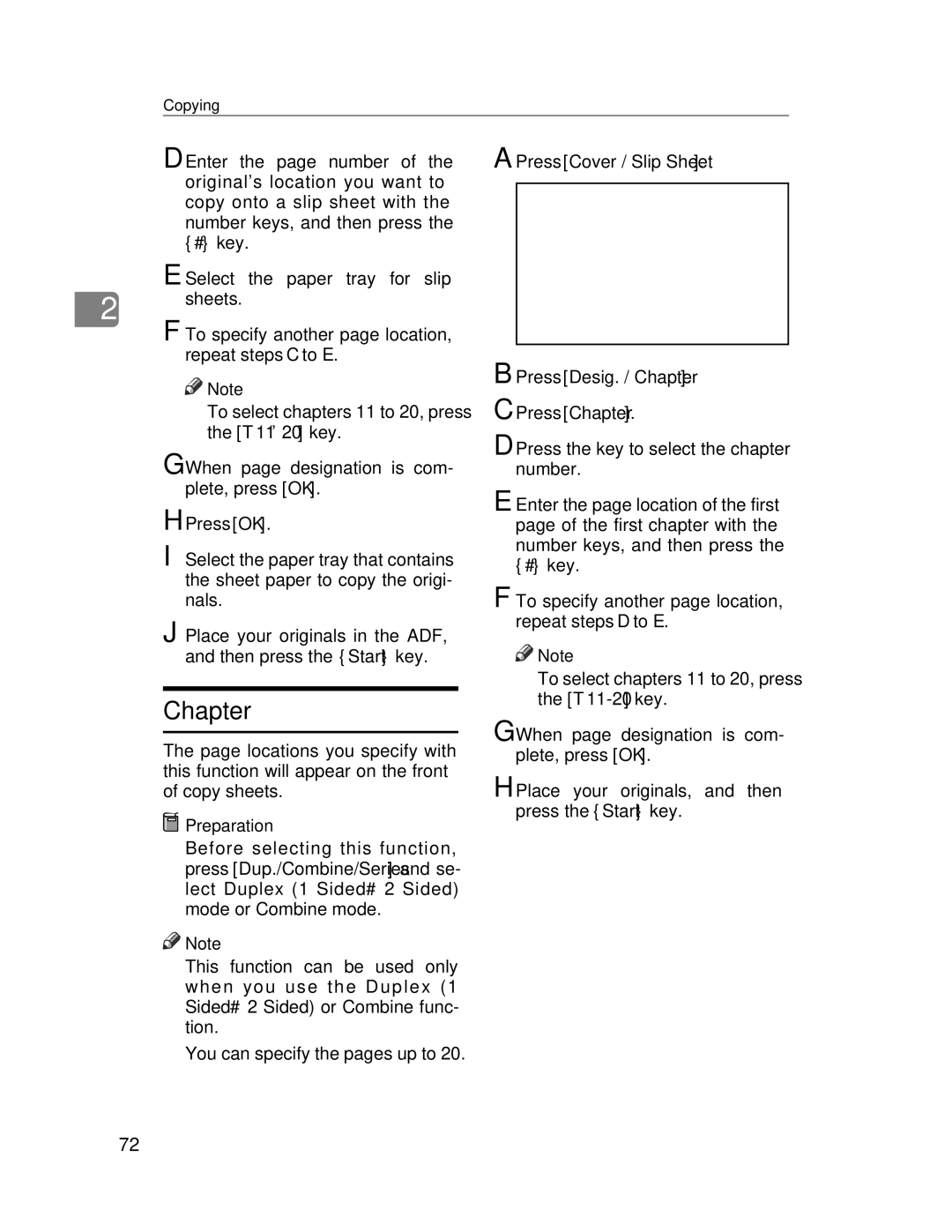 Lanier LD245, LD235 manual Chapter 