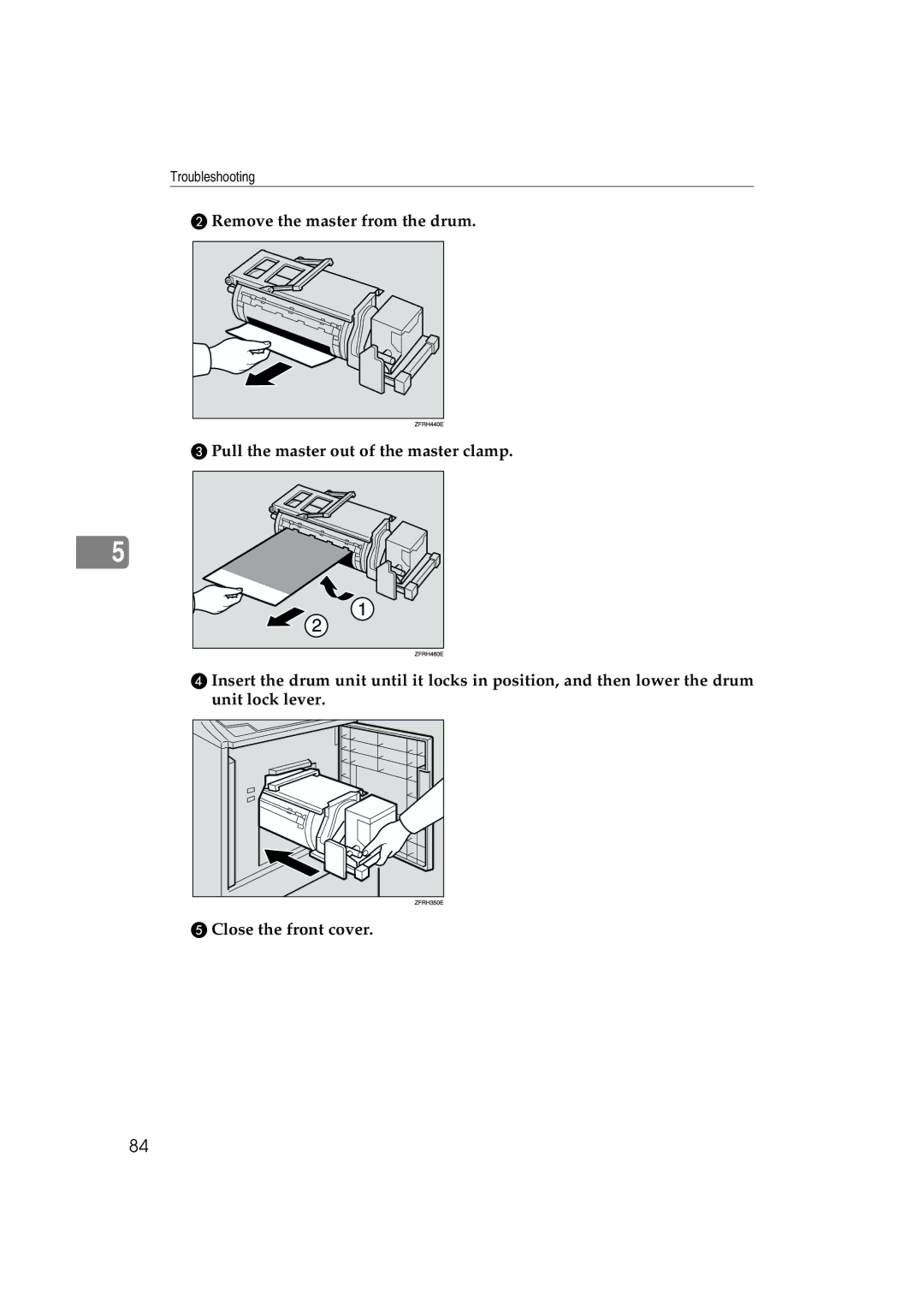 Lanier LDD030, JP1030 manual Troubleshooting 