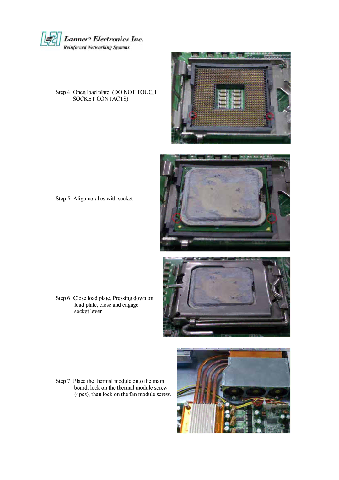 Lanner electronic 19" 1U Intel Pentium 4 Socket T Rackmount Network Security Platform, FW-7870 user manual 