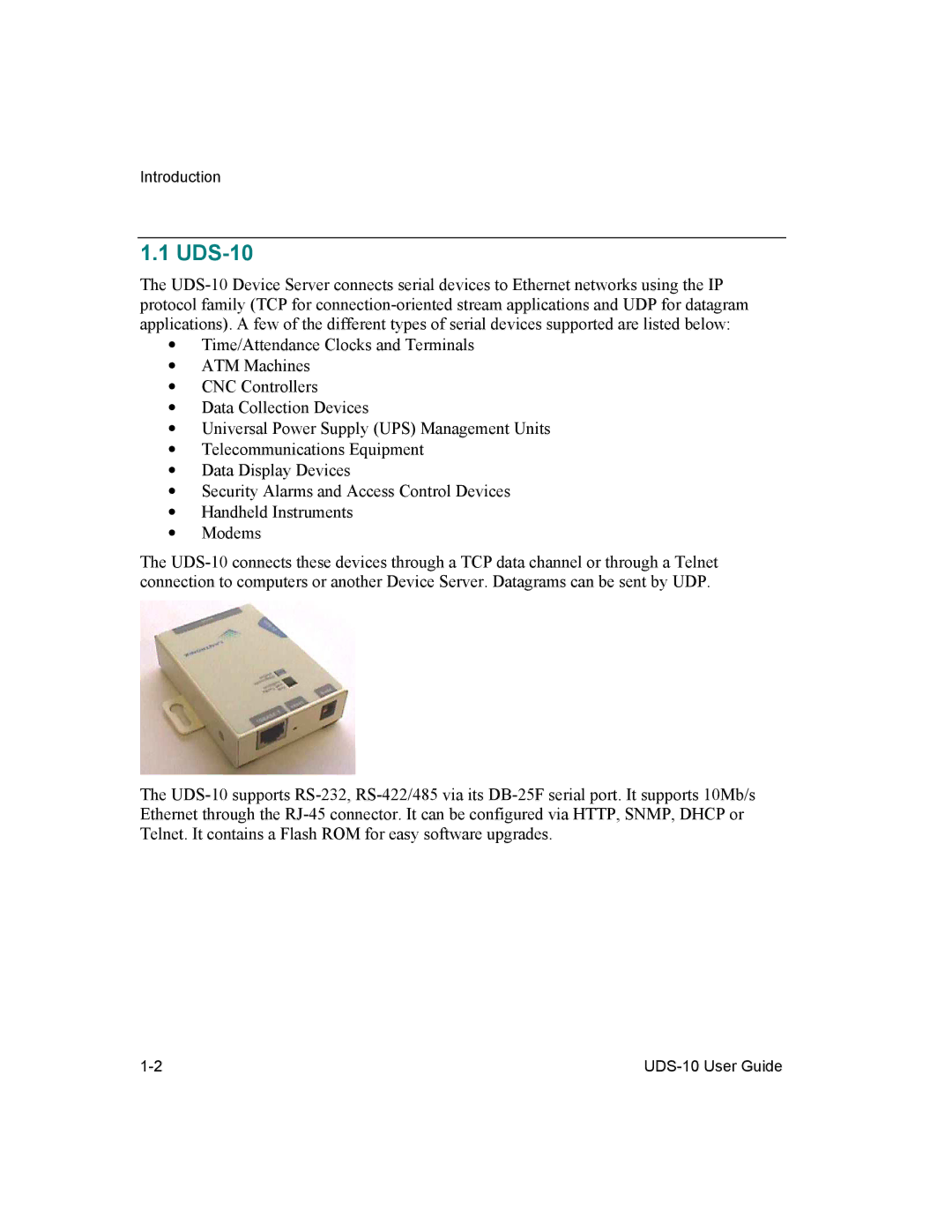 Lantronix manual UDS-10 