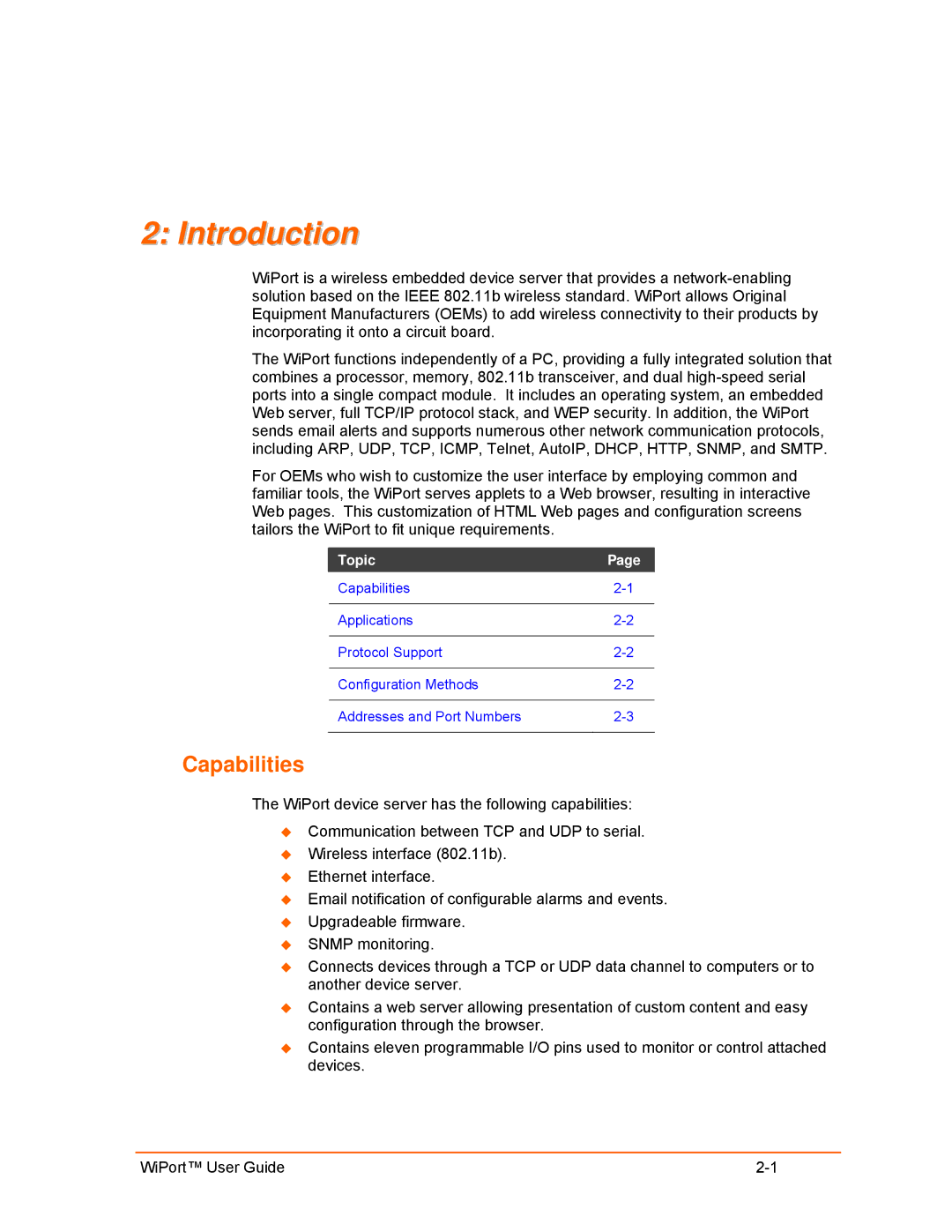 Lantronix 900-332 manual Introduction, Capabilities 