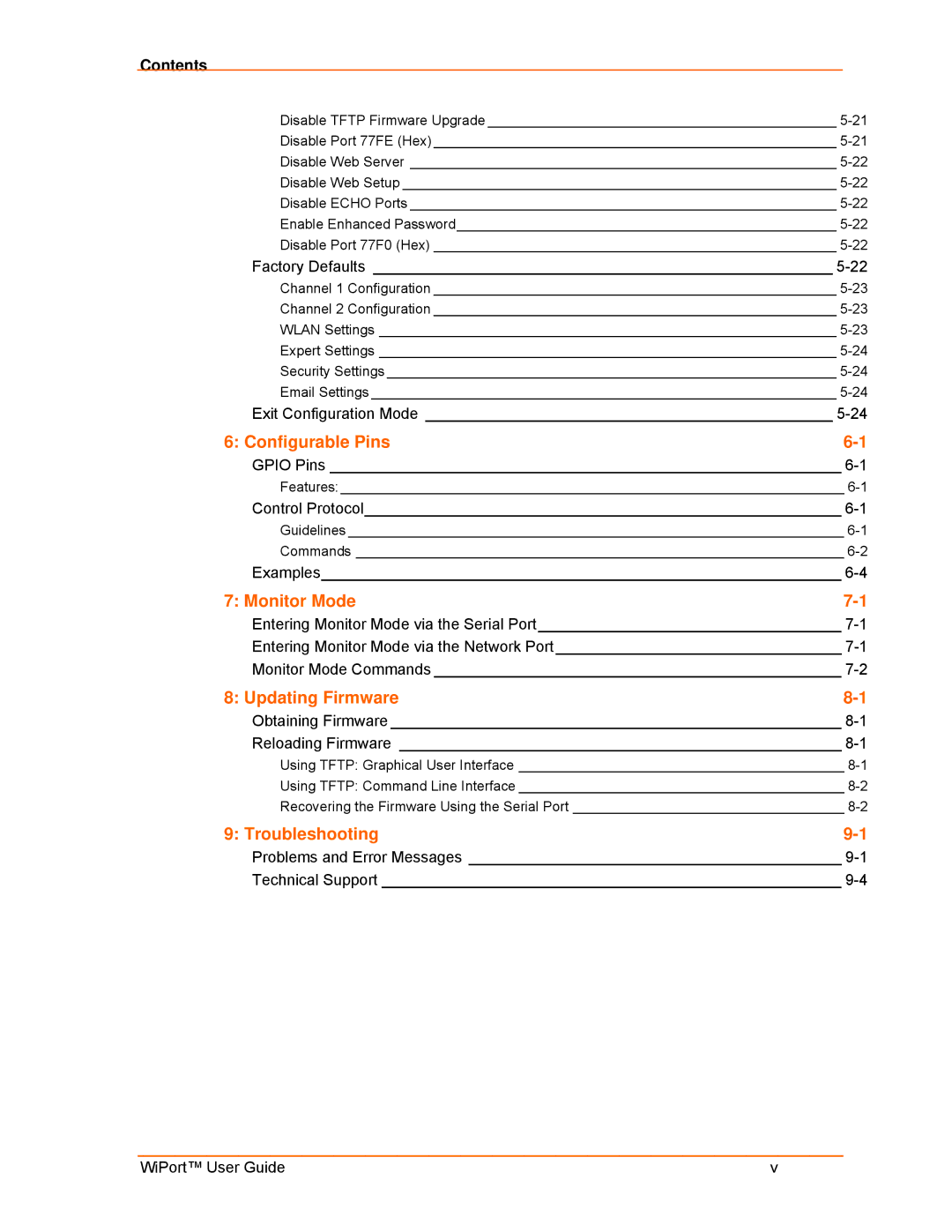 Lantronix 900-332 manual Factory Defaults, Exit Configuration Mode, Gpio Pins, Control Protocol, Examples 