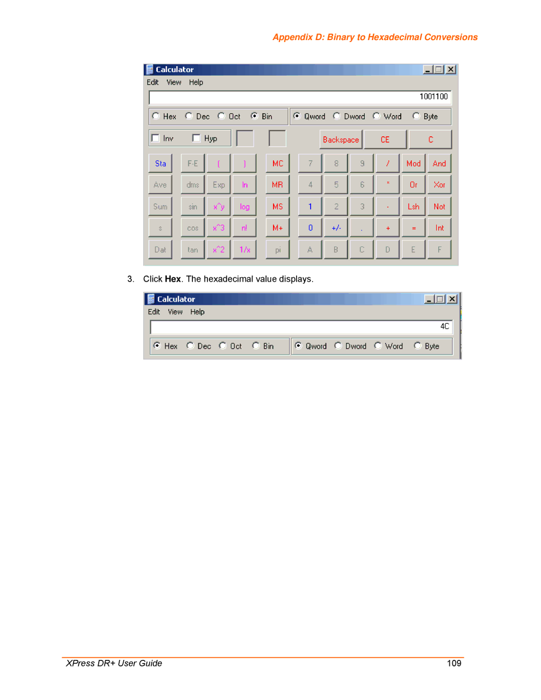 Lantronix 900-422 manual Appendix D Binary to Hexadecimal Conversions 