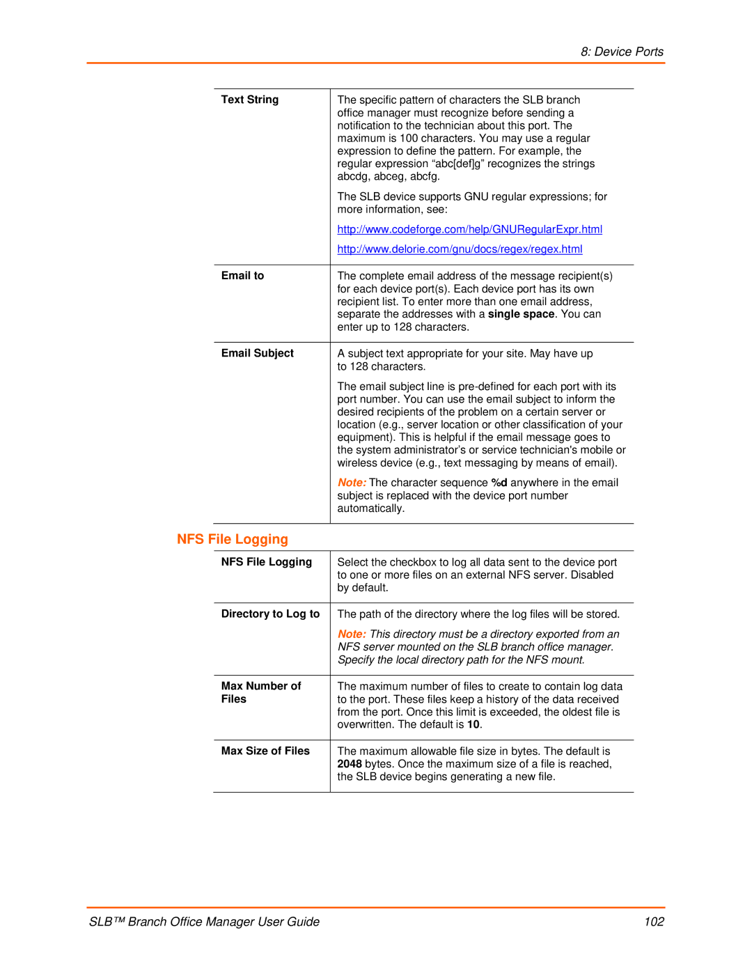 Lantronix 900-510 manual NFS File Logging 