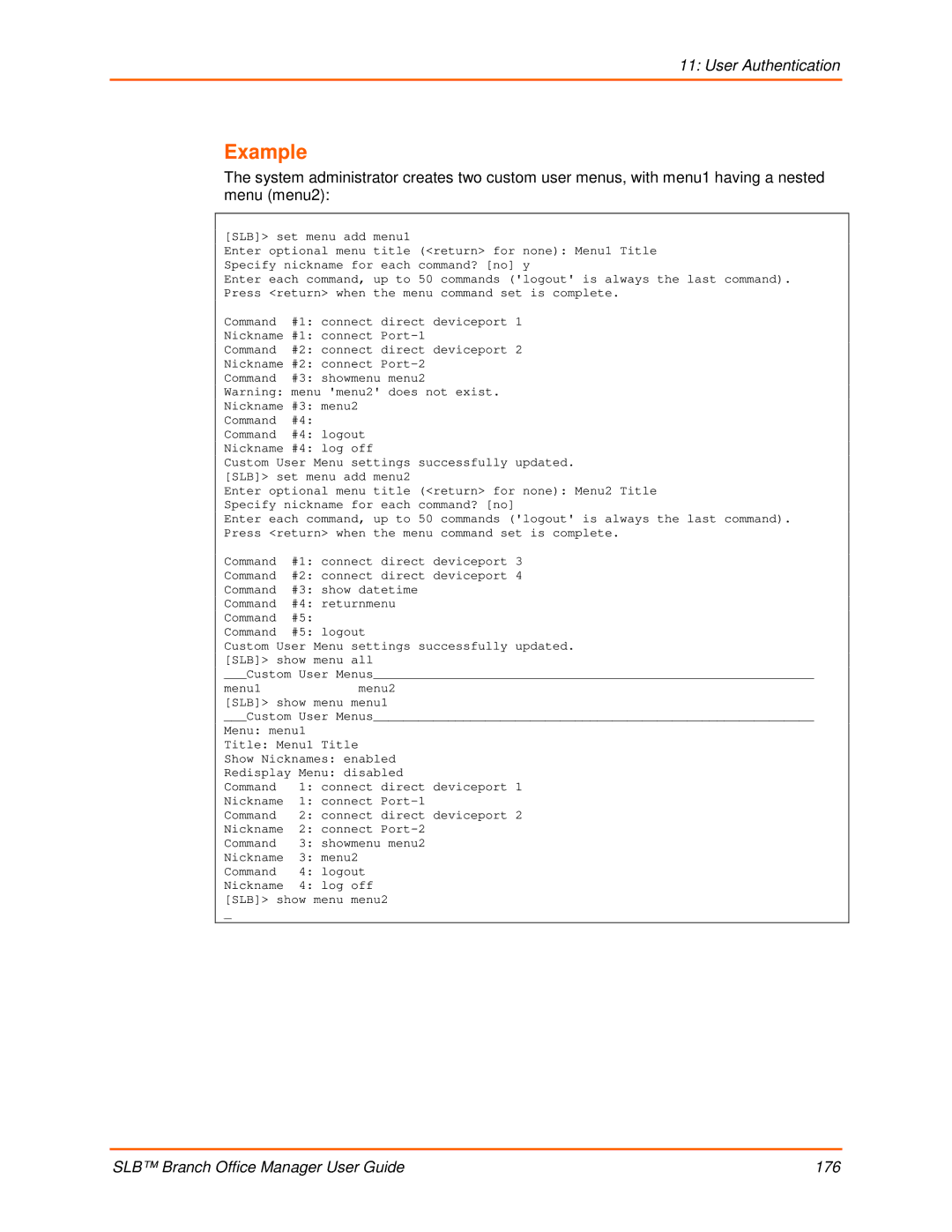 Lantronix 900-510 manual Example 