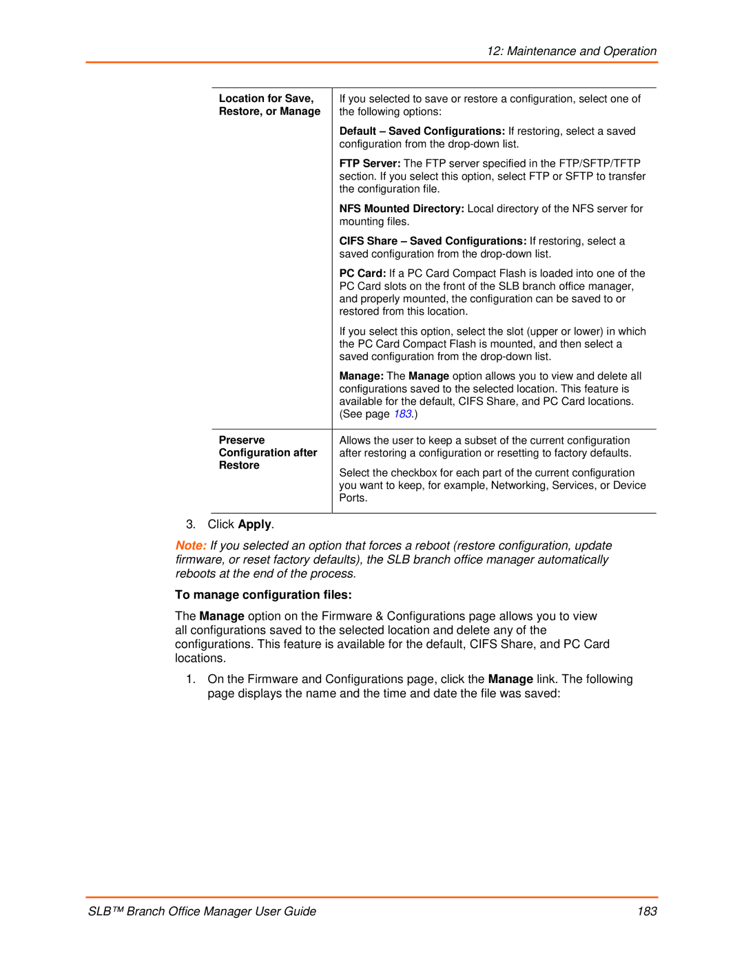 Lantronix 900-510 manual To manage configuration files 