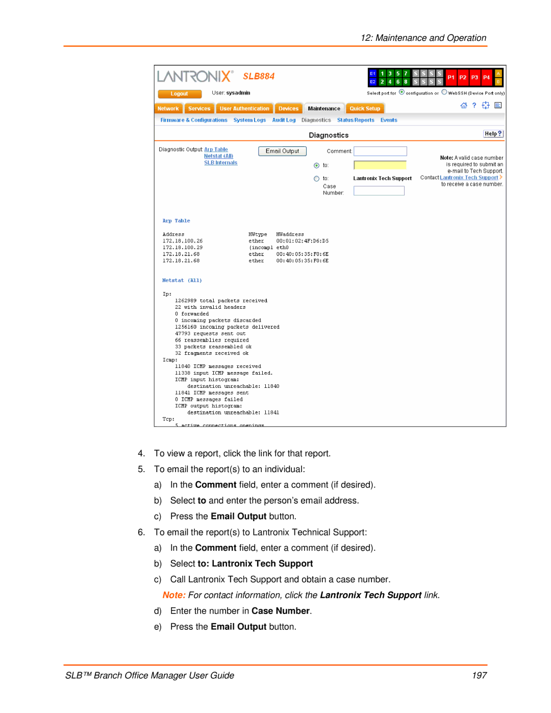 Lantronix 900-510 manual SLB Branch Office Manager User Guide 197 