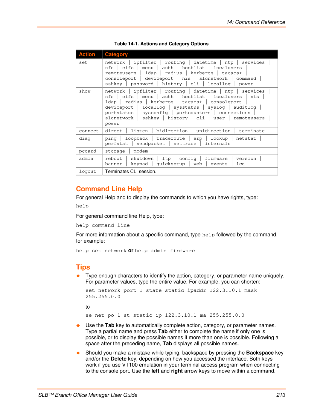 Lantronix 900-510 manual Command Reference 