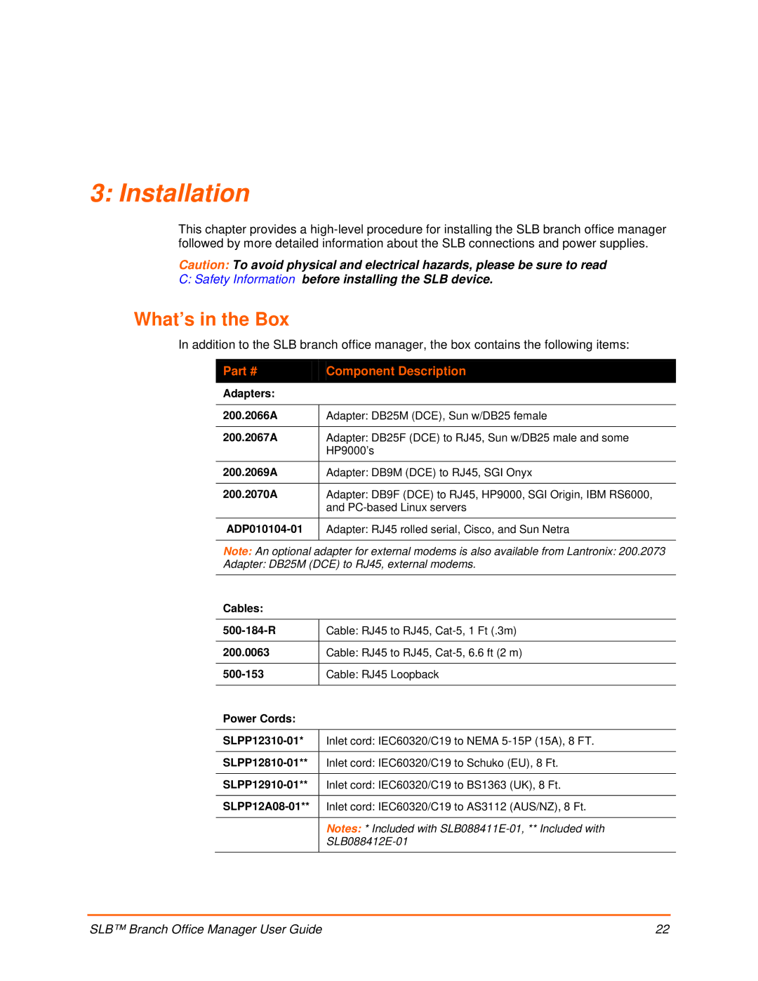 Lantronix 900-510 manual Installation, What’s in the Box 