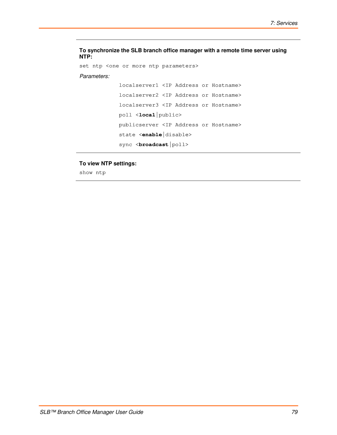 Lantronix 900-510 manual To view NTP settings 