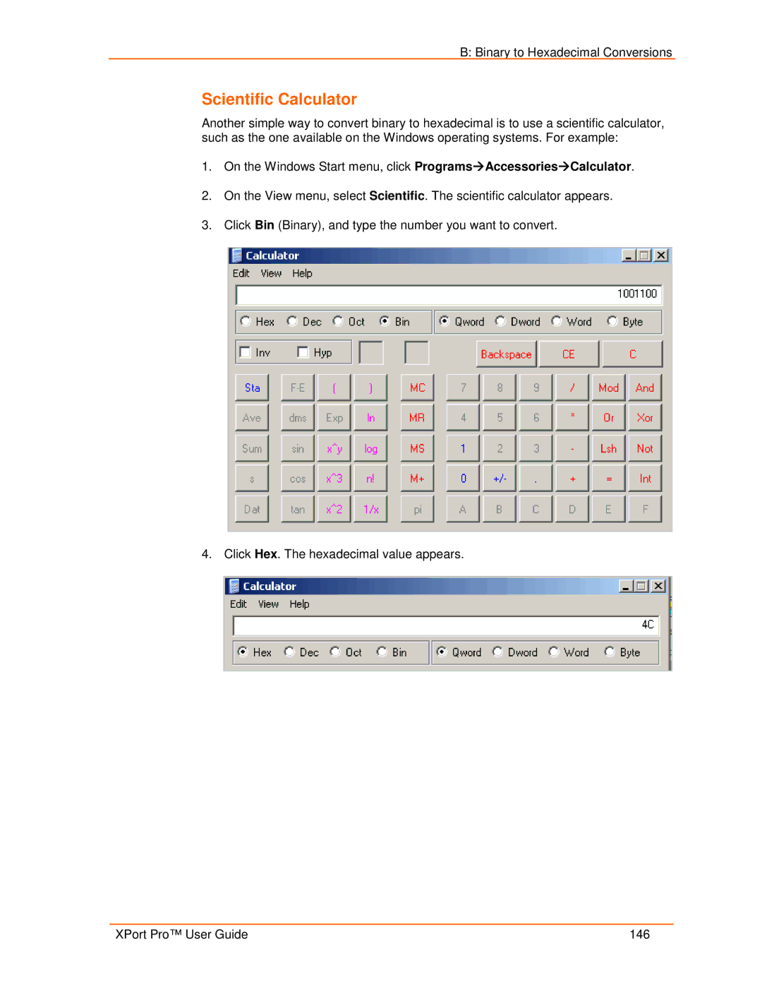 Lantronix 900-560 manual Scientific Calculator 