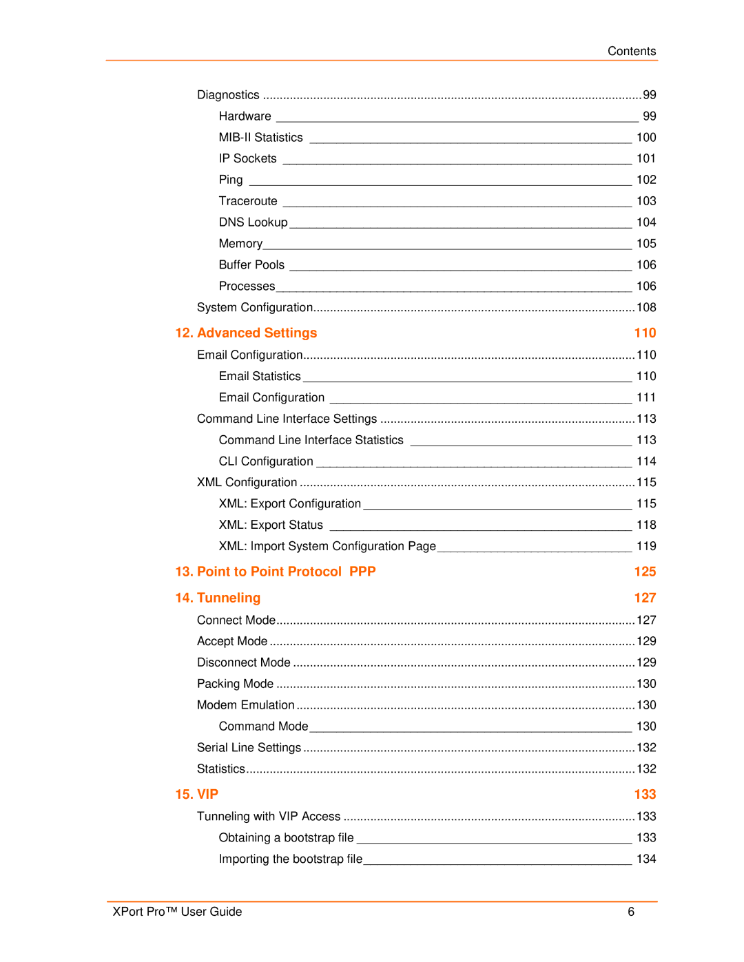 Lantronix 900-560 manual Advanced Settings 110 