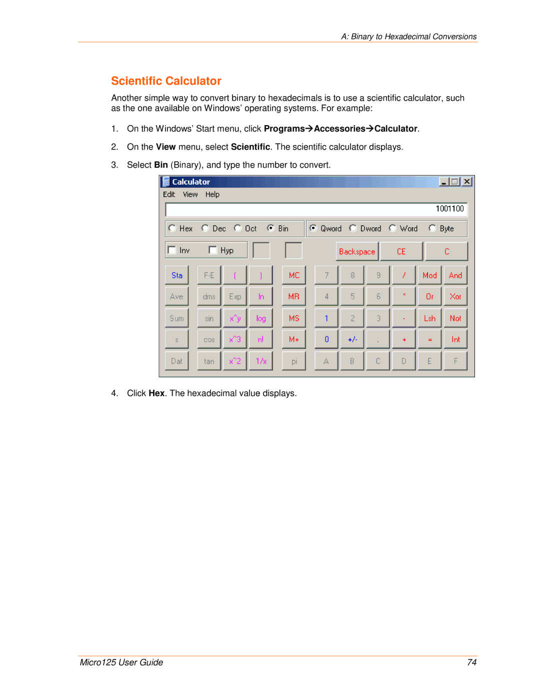 Lantronix 900-588 manual Scientific Calculator 