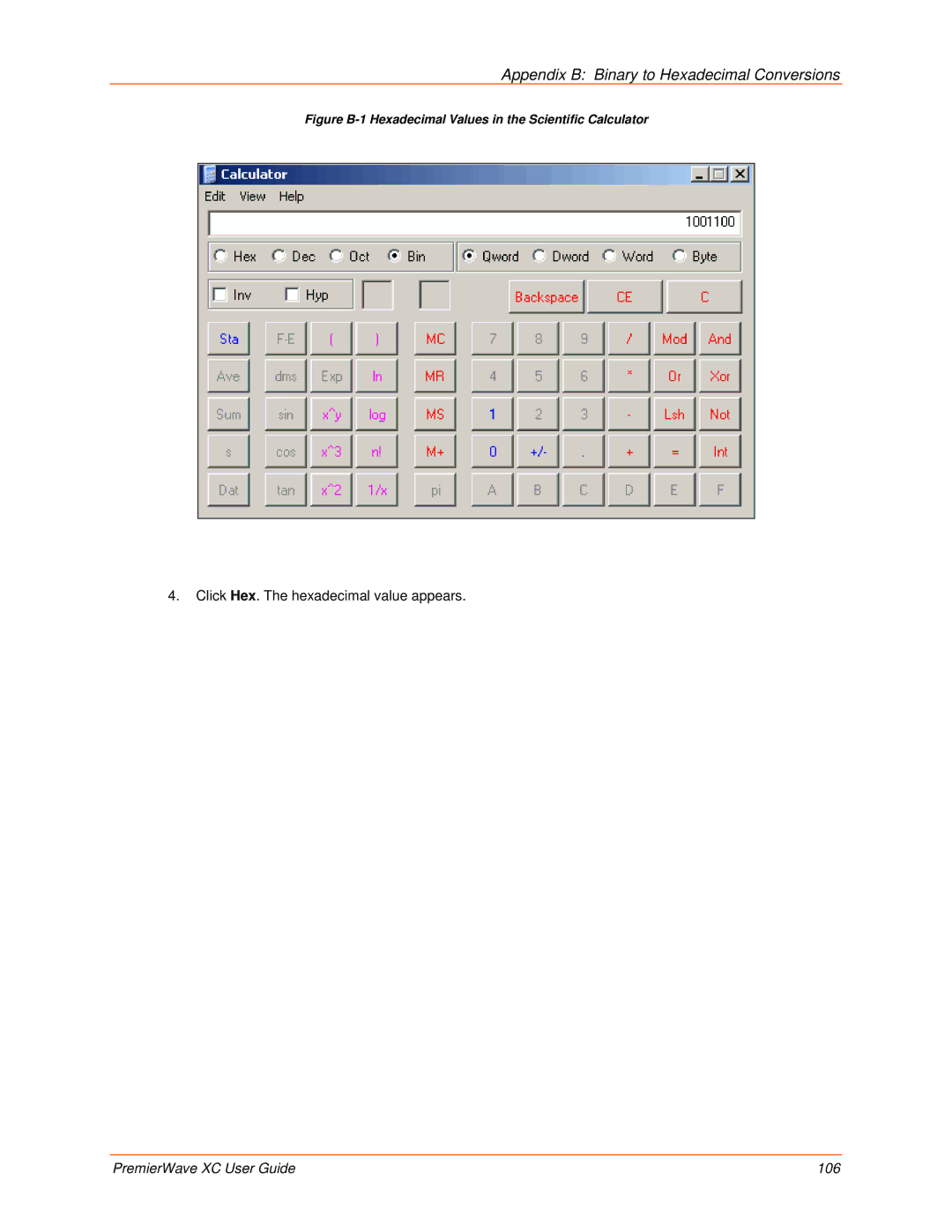 Lantronix 900-598 manual Appendix B Binary to Hexadecimal Conversions 