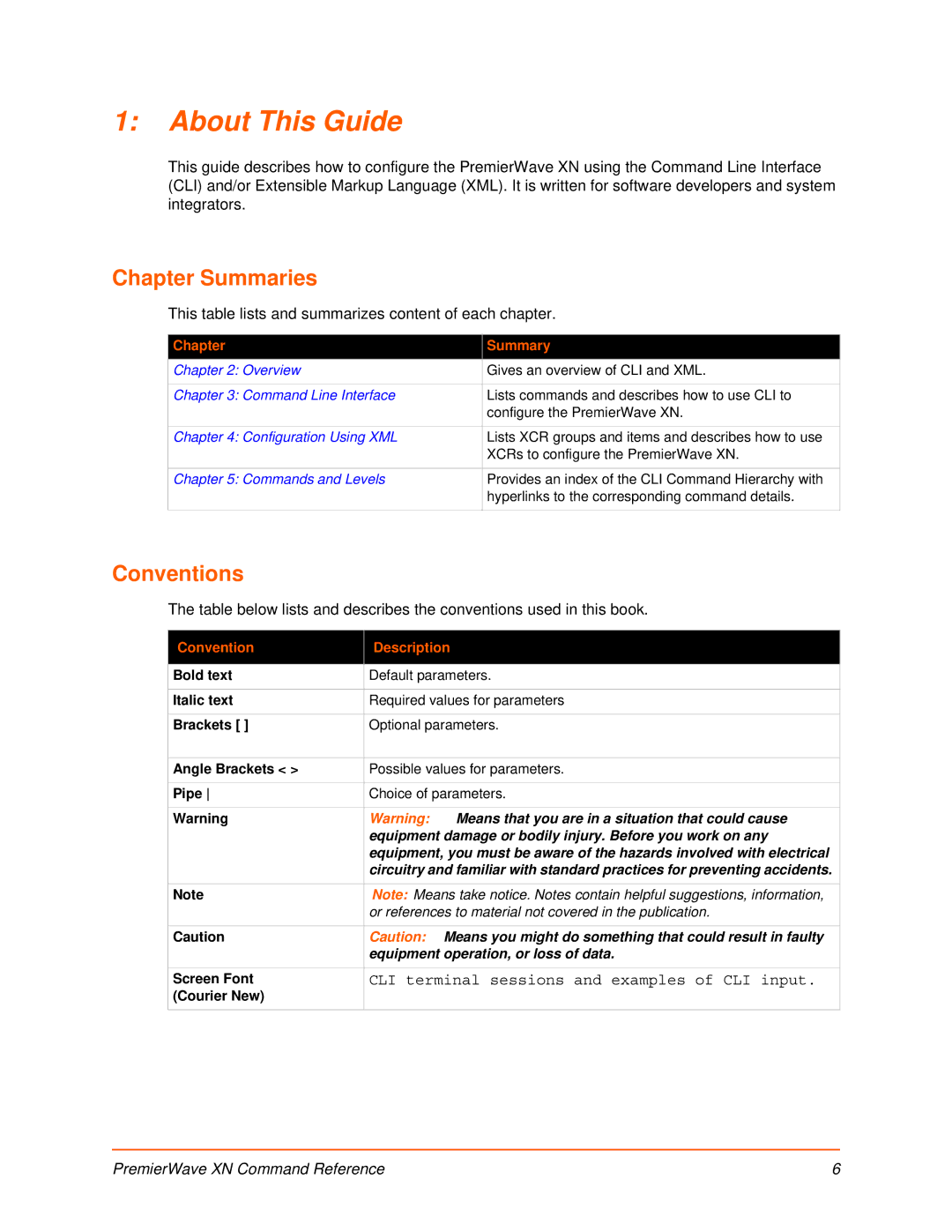 Lantronix 900-607 manual Chapter Summaries, Conventions 