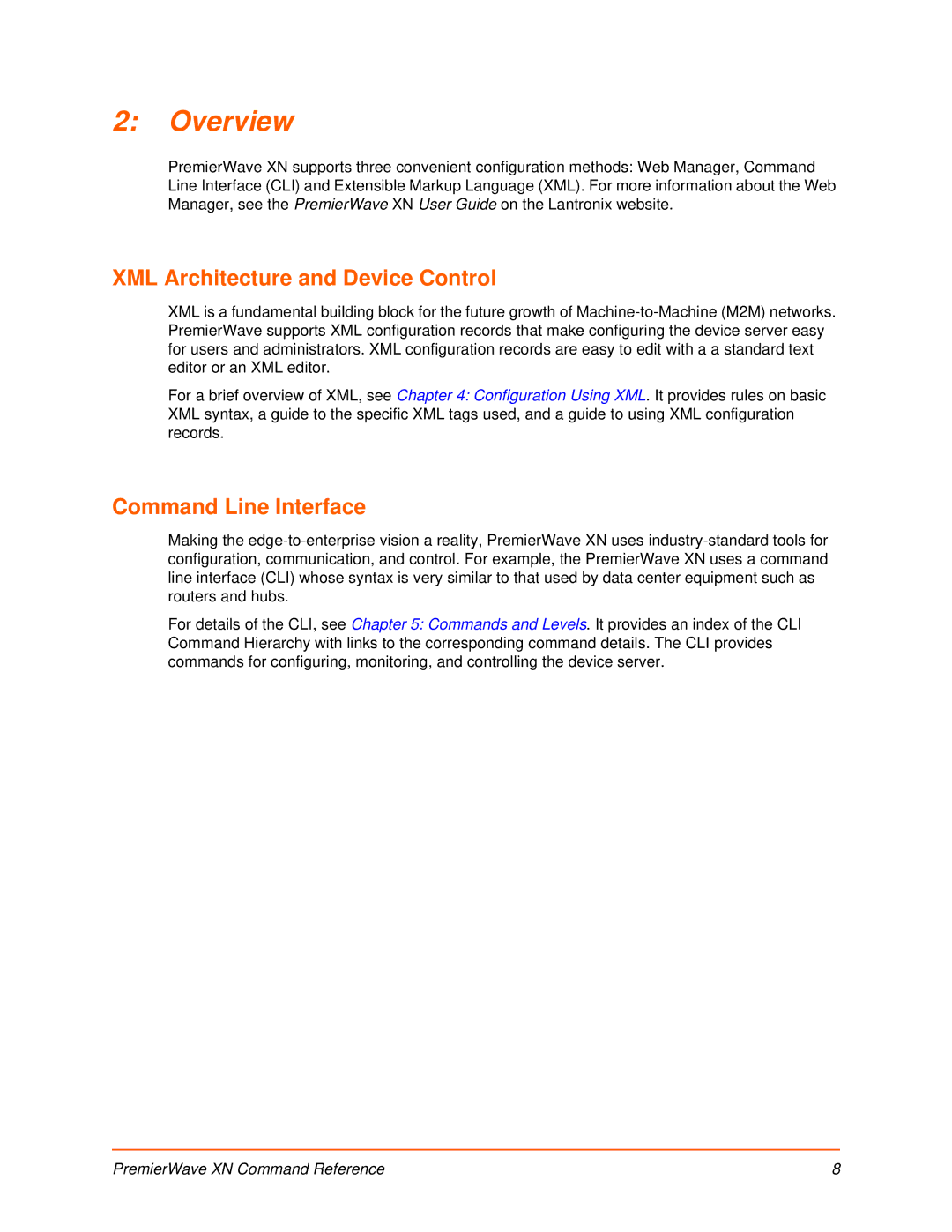 Lantronix 900-607 manual Overview, XML Architecture and Device Control 