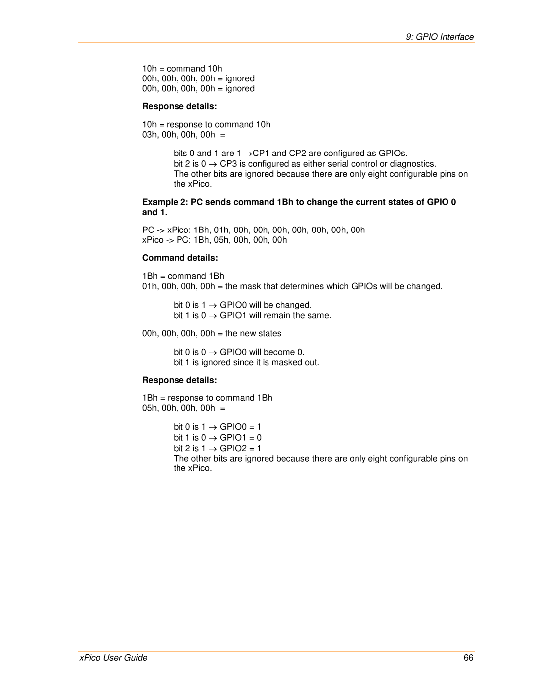 Lantronix 900-618 manual Response details 