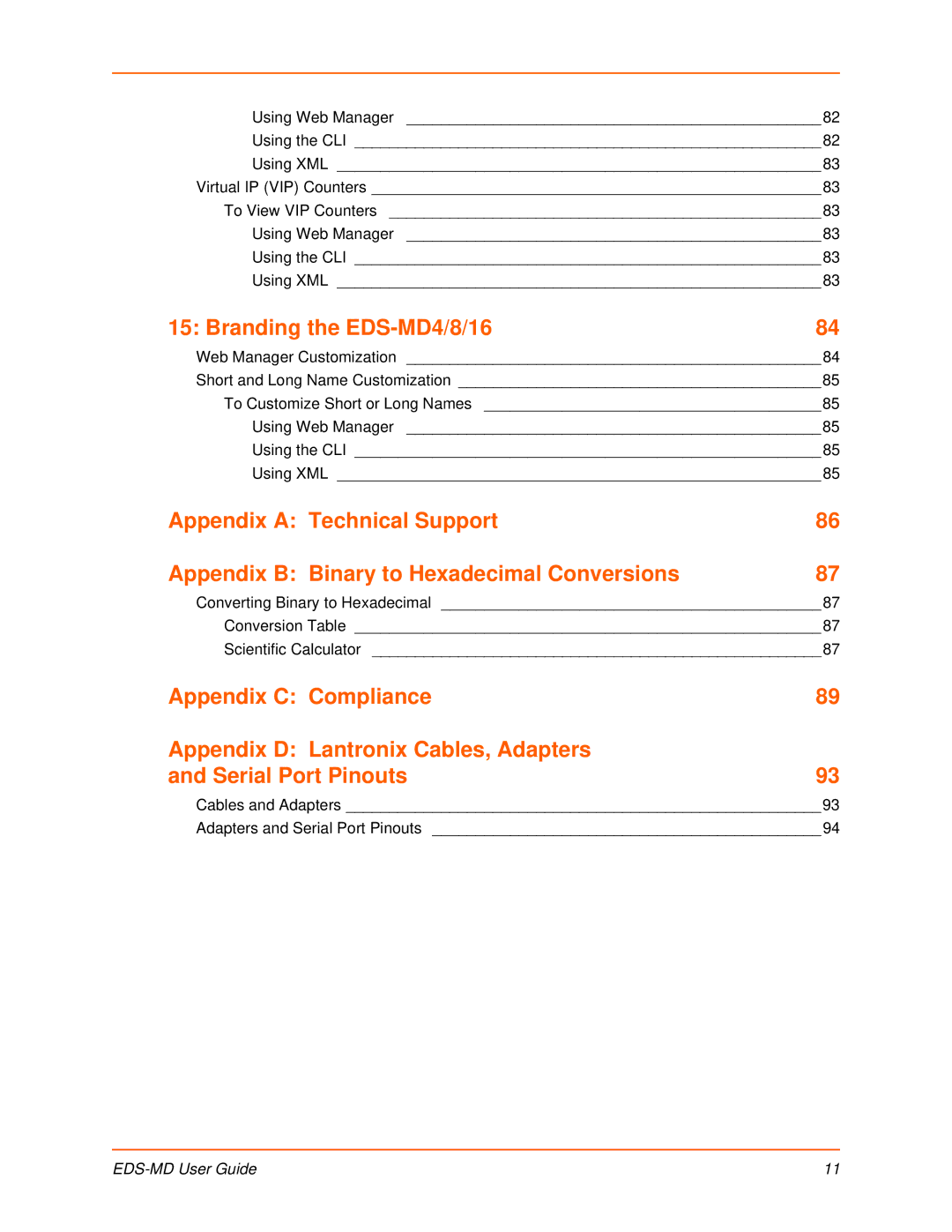 Lantronix EDS-MD8, EDS-MD16 manual Branding the EDS-MD4/8/16 