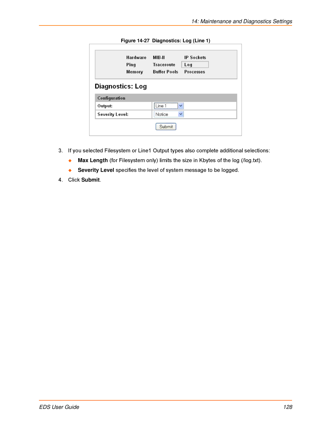 Lantronix EDS4100, EDS32PR, EDS16PR, EDS8PR, EDS16PS, EDS8PS manual EDS User Guide 128 